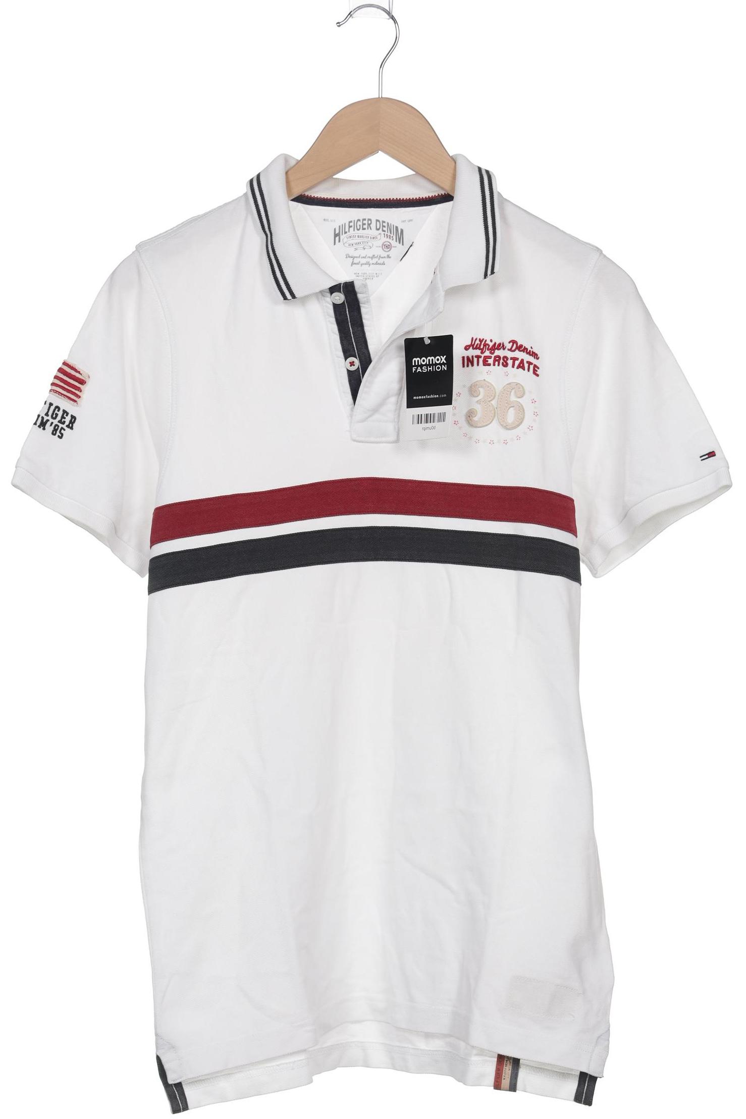 

Hilfiger Denim Herren Poloshirt, weiß, Gr. 46
