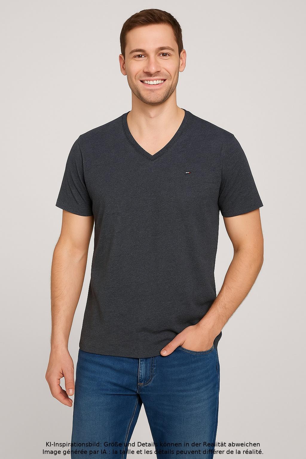 

Hilfiger Denim Herren T-Shirt, marineblau, Gr. 46