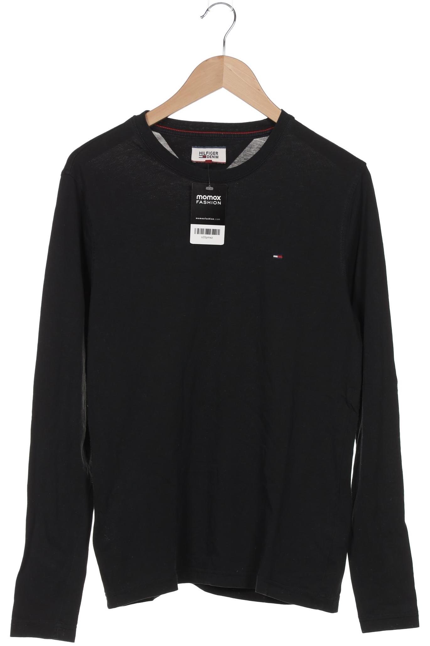

Hilfiger Denim Herren Langarmshirt, schwarz, Gr. 46