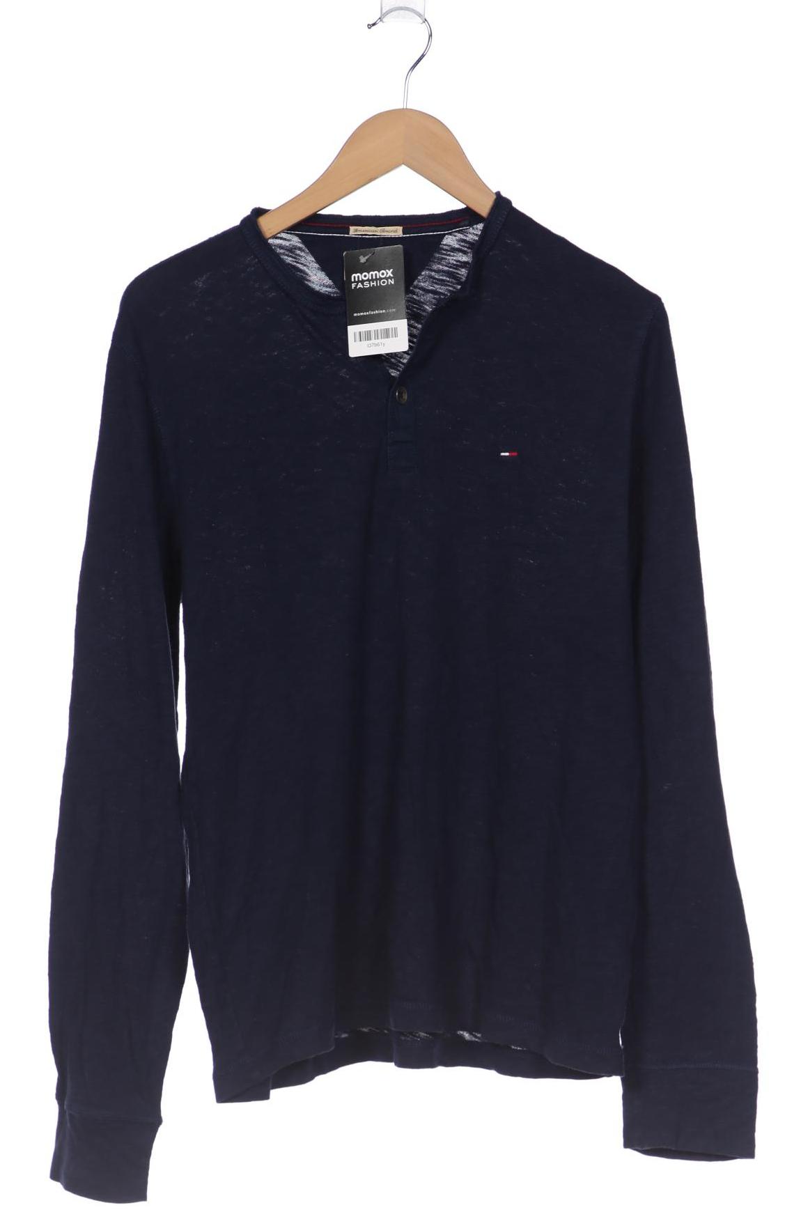 

HILFIGER DENIM Herren Langarmshirt, marineblau