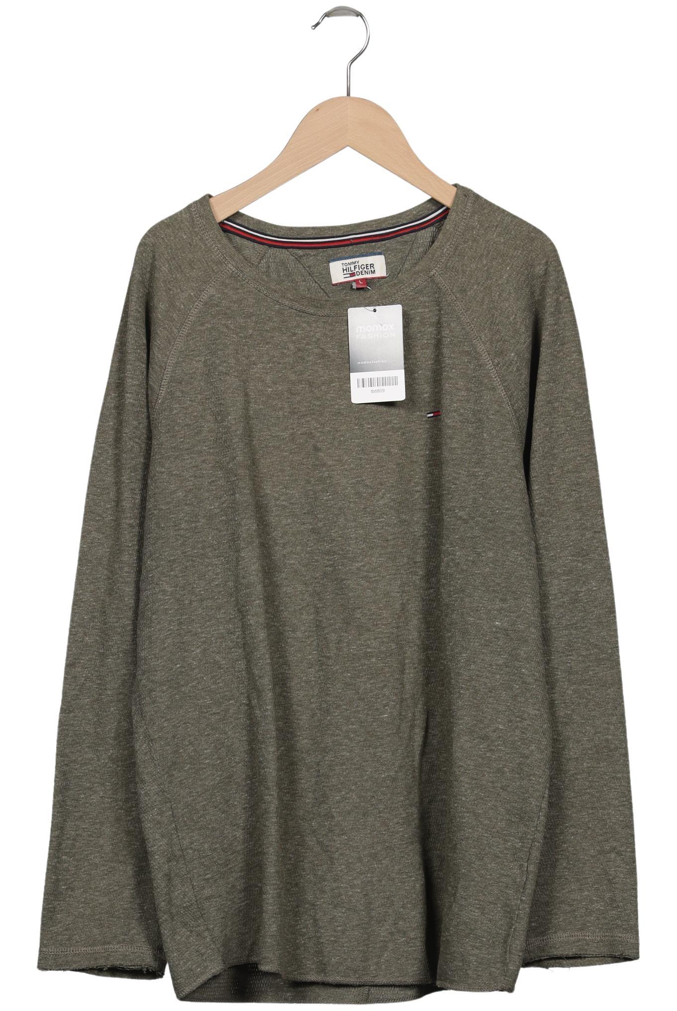 

Hilfiger Denim Herren Langarmshirt, grün, Gr. 52