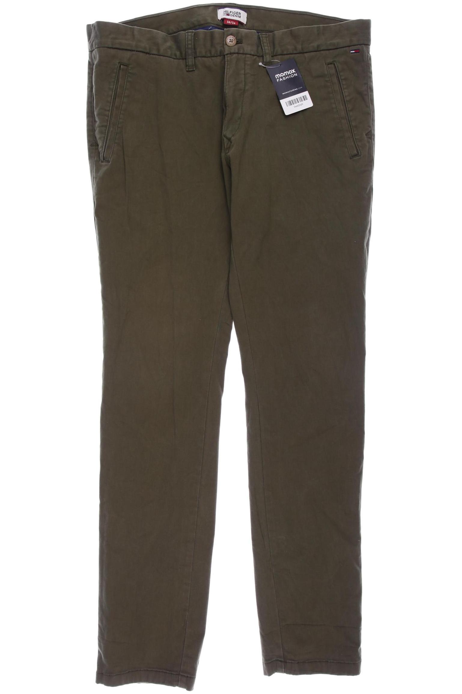 

Hilfiger Denim Herren Stoffhose, grün, Gr. 36