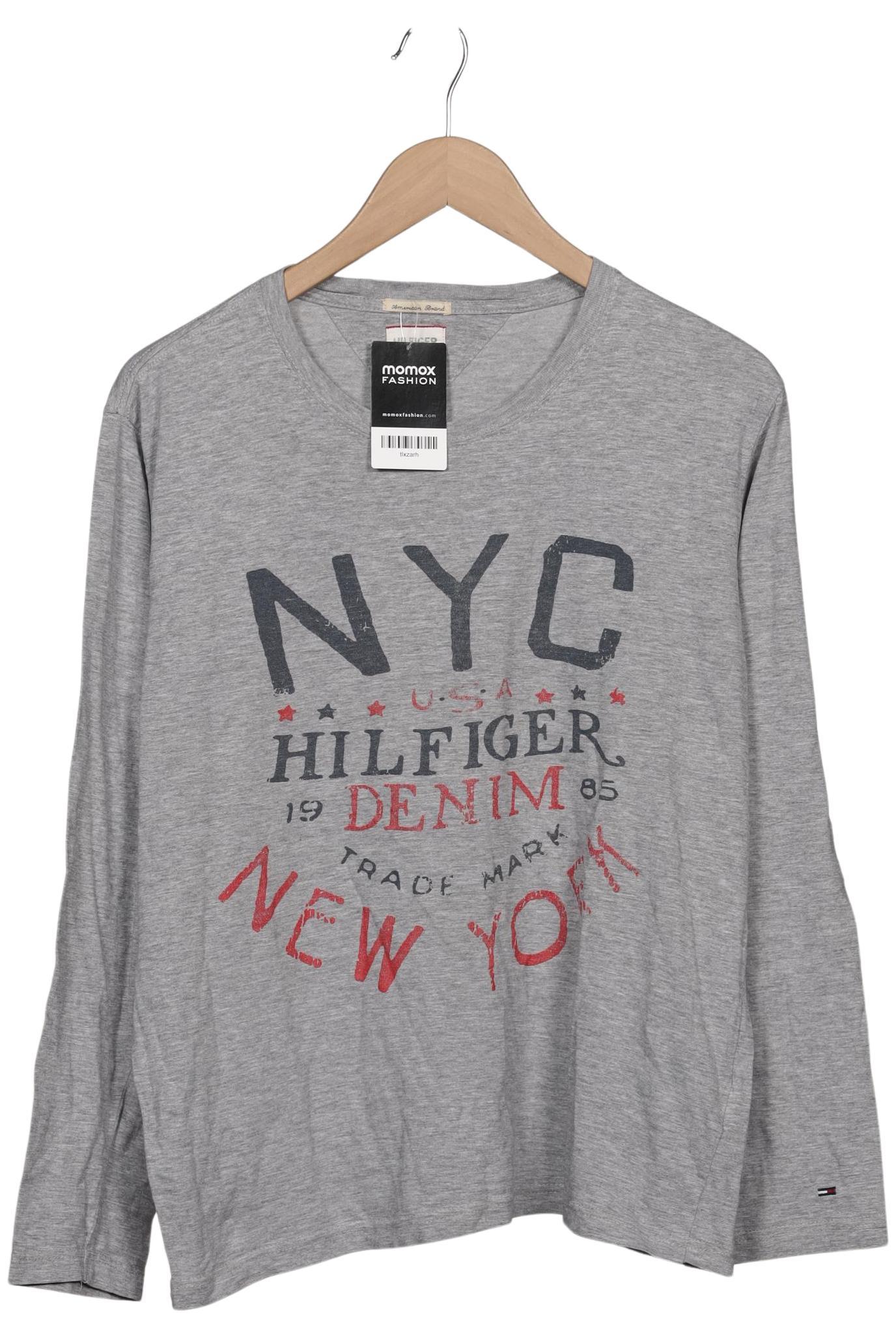 

Hilfiger Denim Herren Langarmshirt, grau, Gr. 48