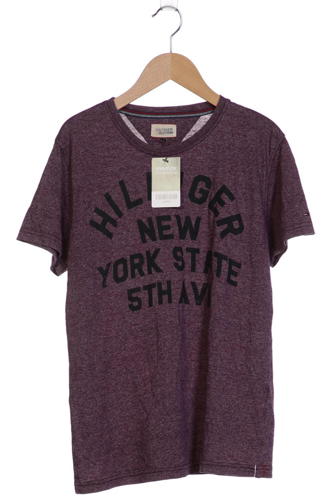 Thumbnail - Hilfiger Denim Herren T-Shirt, bordeaux, Gr. 46
