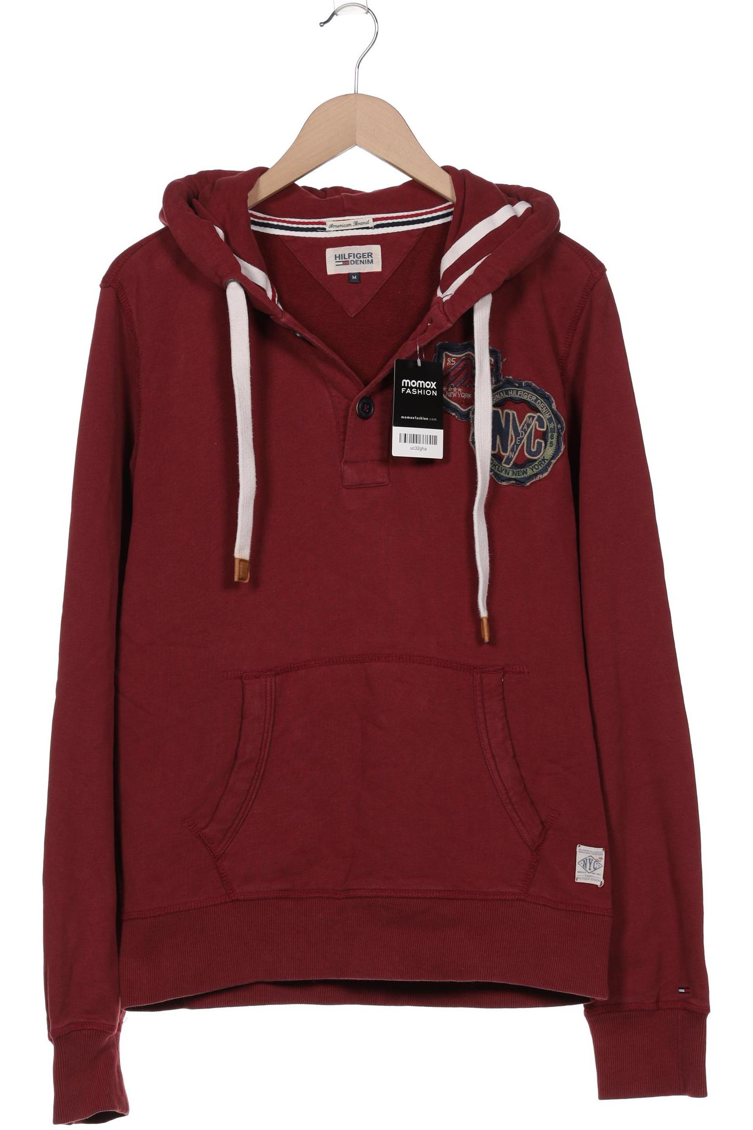 

Hilfiger Denim Herren Kapuzenpullover, bordeaux, Gr. 48