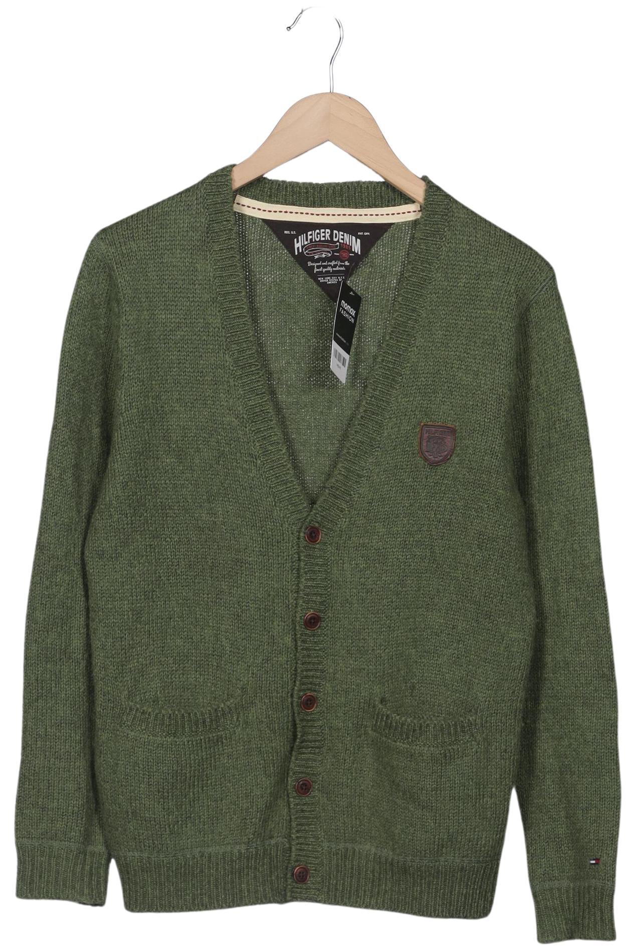 

Hilfiger Denim Herren Strickjacke, grün, Gr. 48