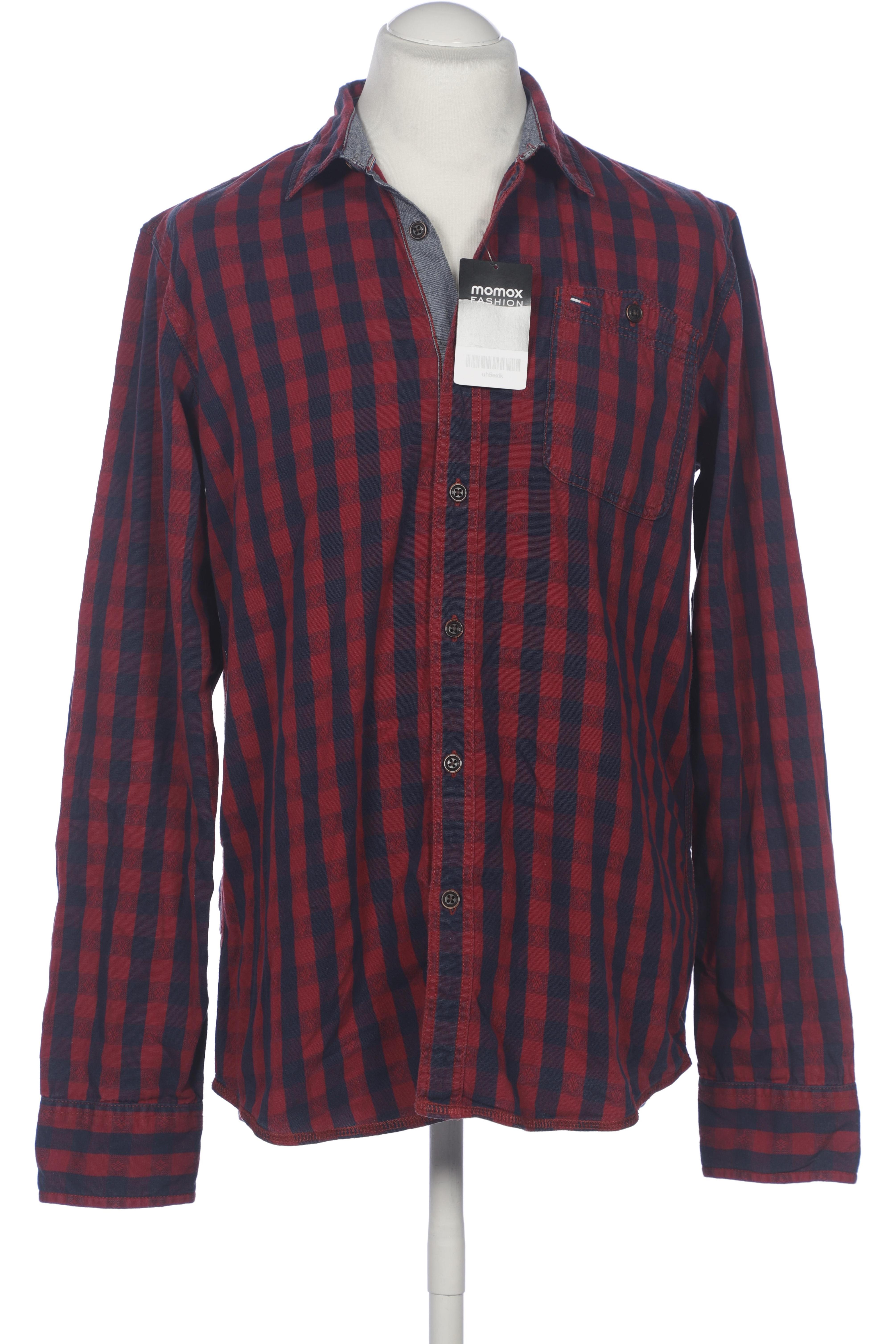 

Hilfiger Denim Herren Hemd, bordeaux, Gr. 54