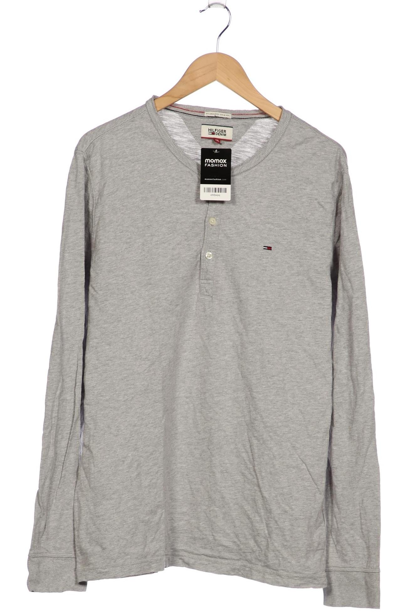 

Hilfiger Denim Herren Langarmshirt, grau, Gr. 56