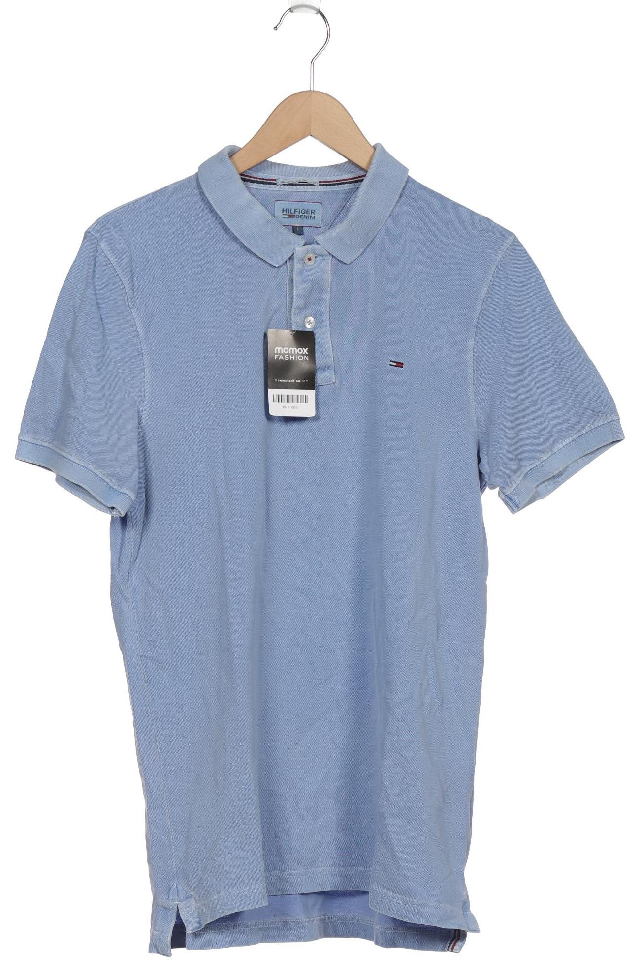 

HILFIGER DENIM Herren Poloshirt, hellblau
