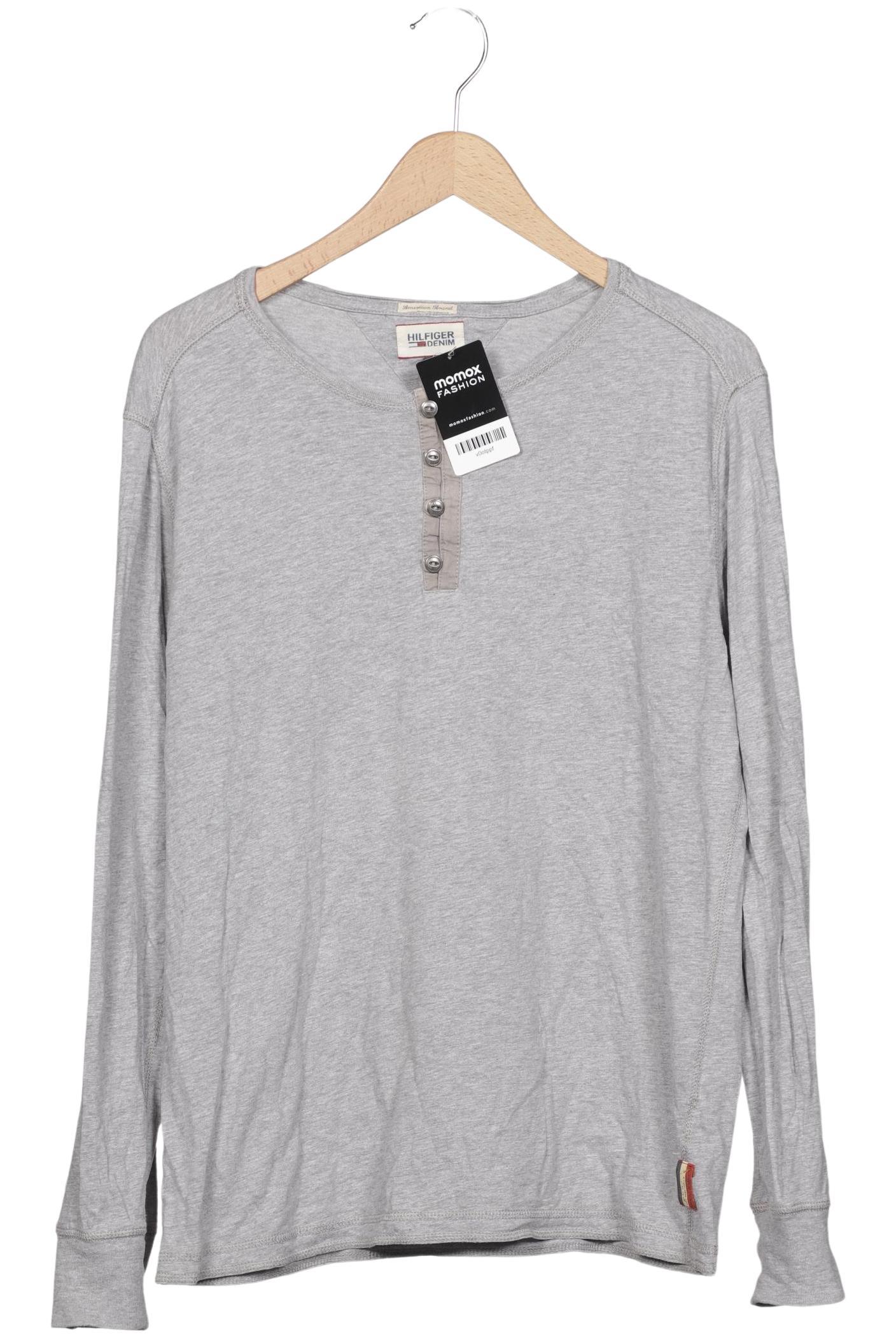 

Hilfiger Denim Herren Langarmshirt, grau, Gr. 48
