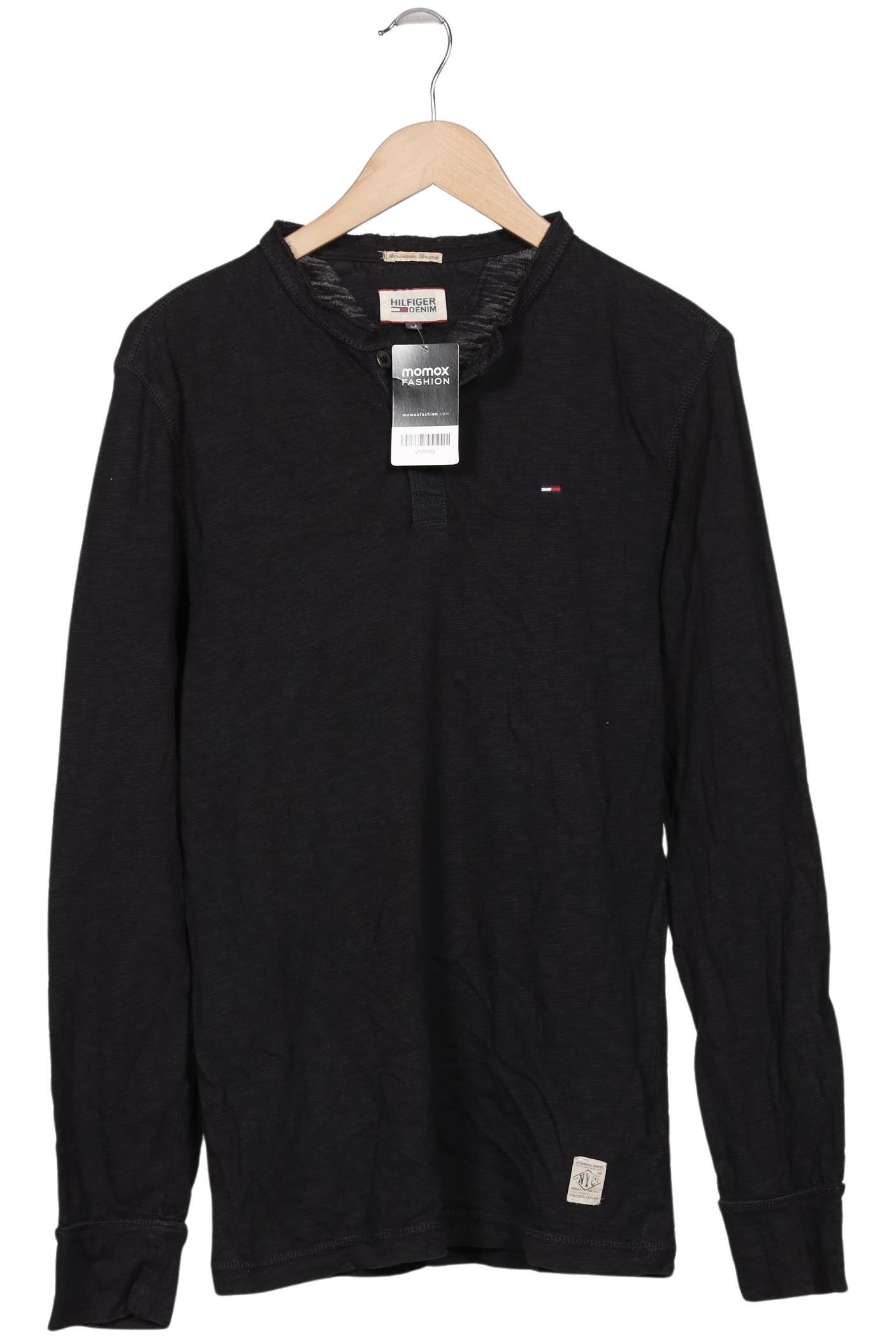 

Hilfiger Denim Herren Langarmshirt, schwarz, Gr. 48
