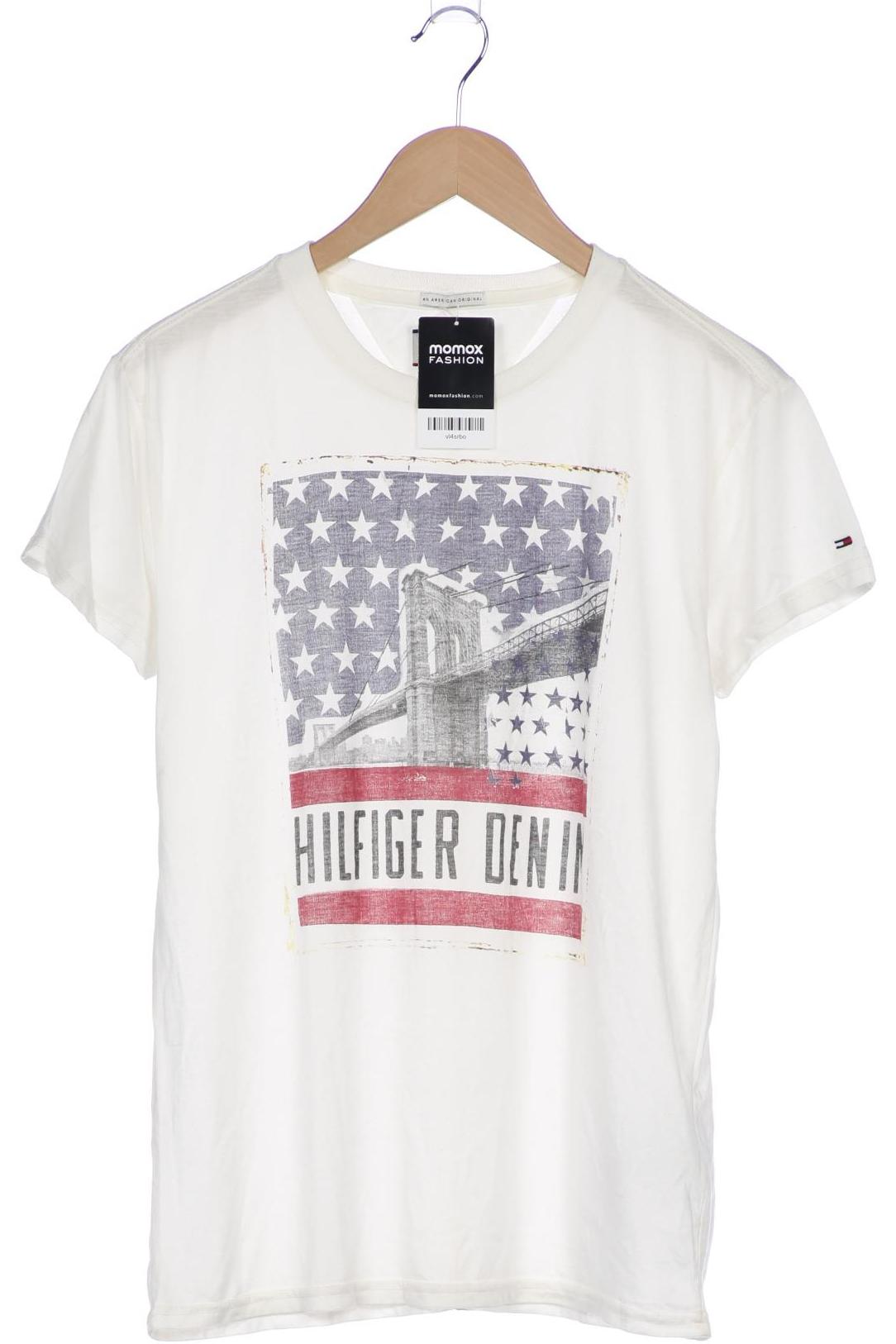 

Hilfiger Denim Herren T-Shirt, cremeweiß, Gr. 46