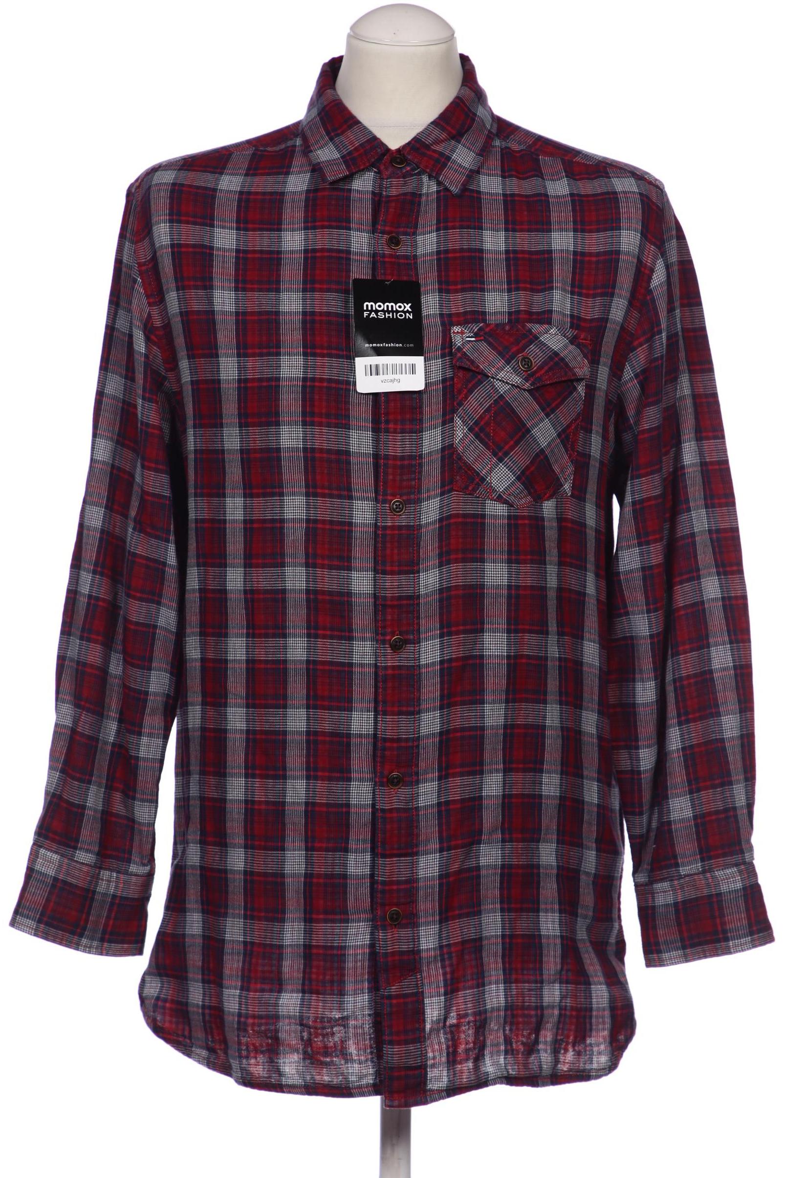 

Hilfiger Denim Herren Hemd, bordeaux, Gr. 48