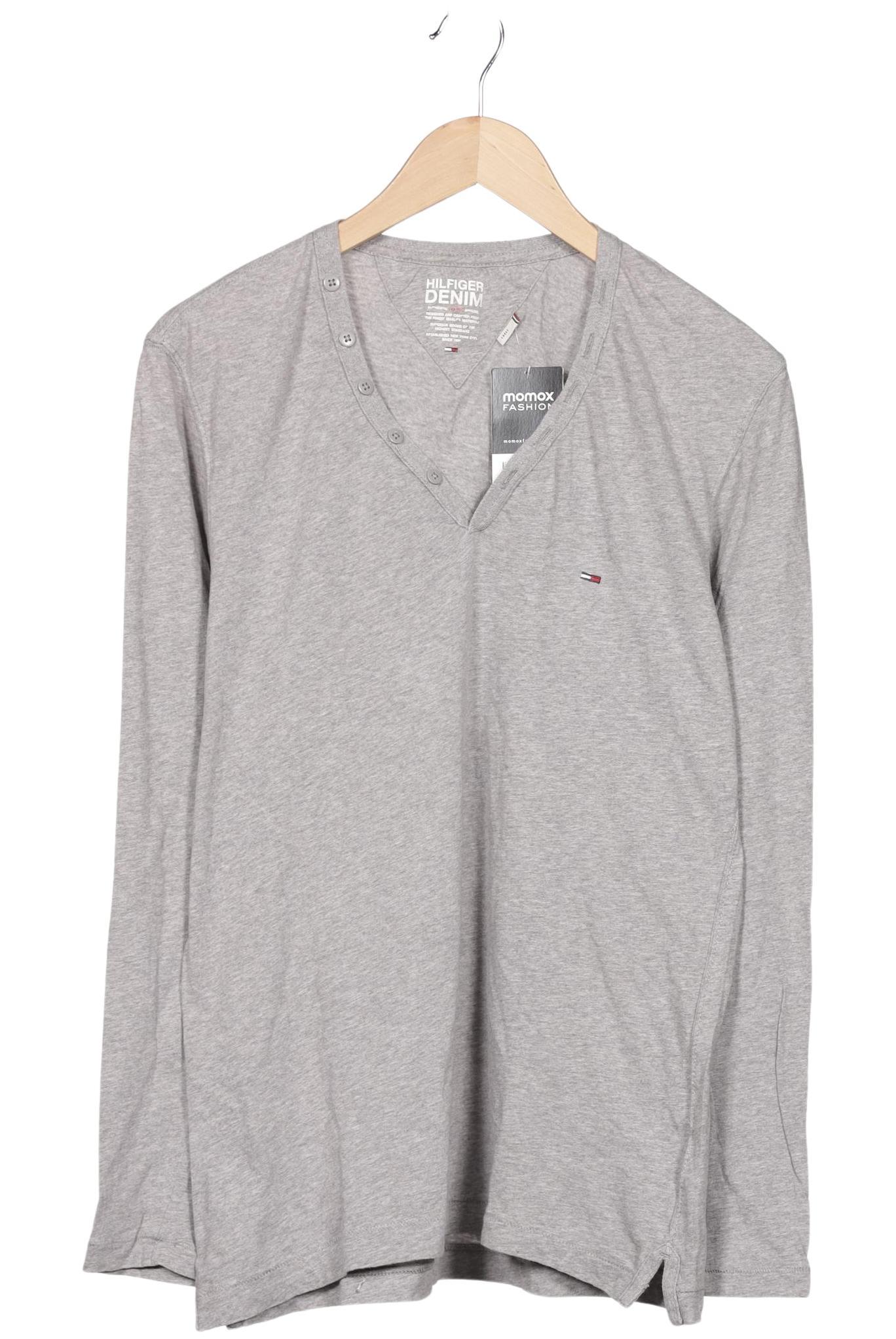 

Hilfiger Denim Herren Langarmshirt, grau, Gr. 52