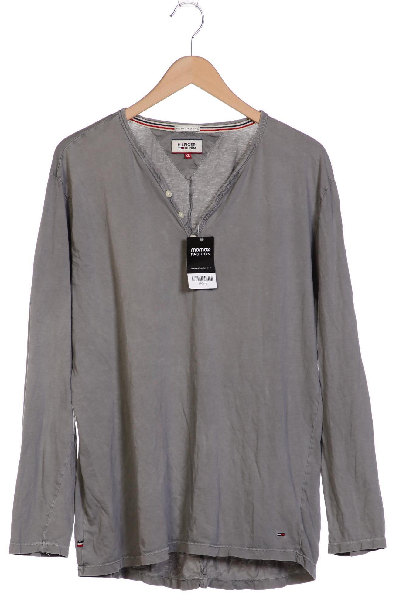 

Hilfiger Denim Herren Langarmshirt, grau, Gr. 54