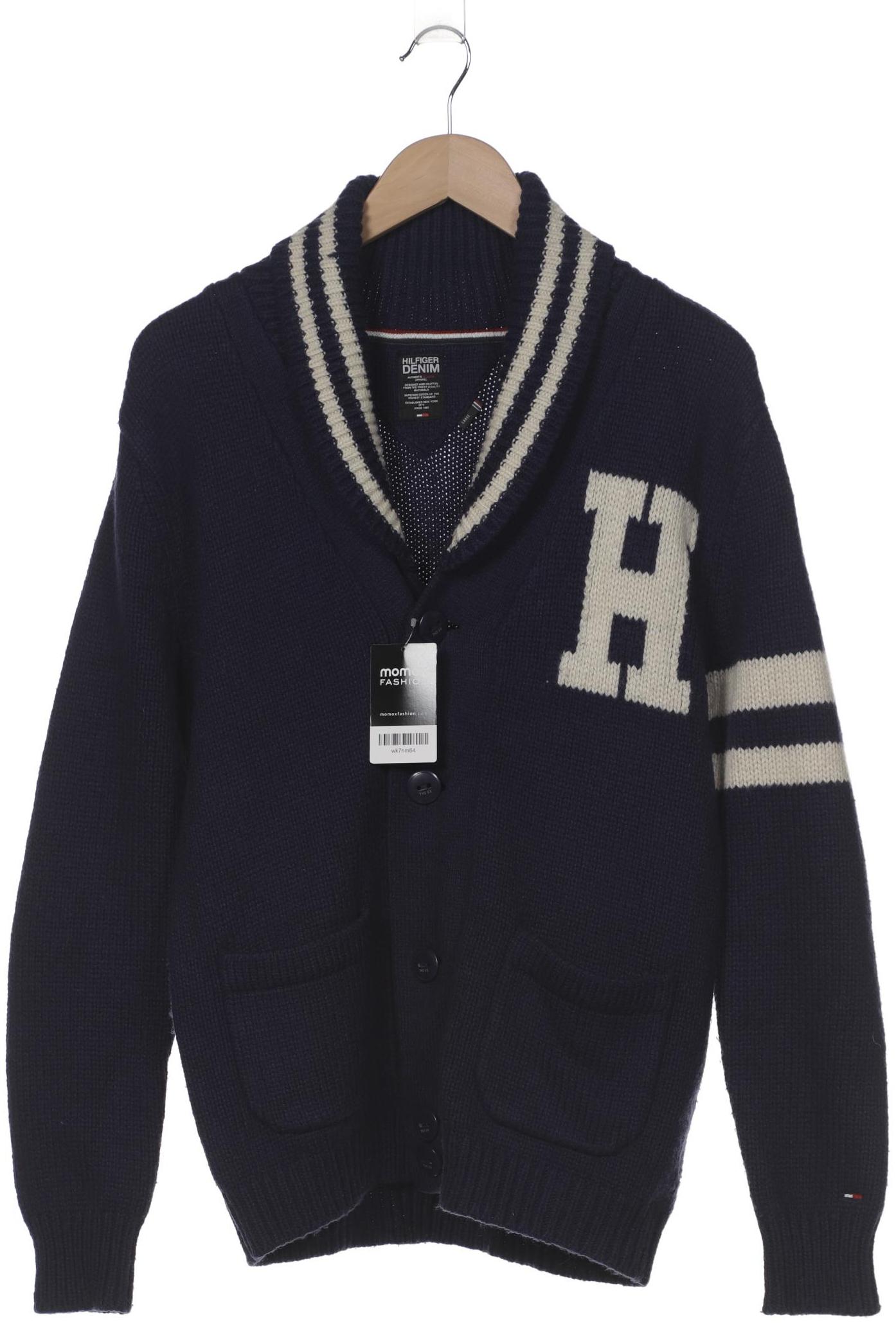 

Hilfiger Denim Herren Strickjacke, blau, Gr. 52