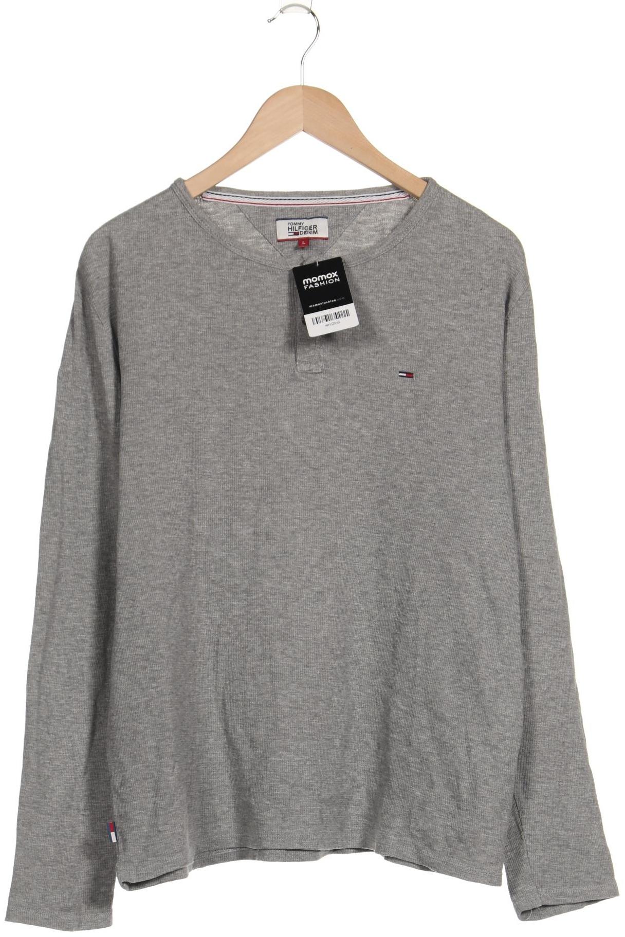 

Hilfiger Denim Herren Langarmshirt, grau, Gr. 52