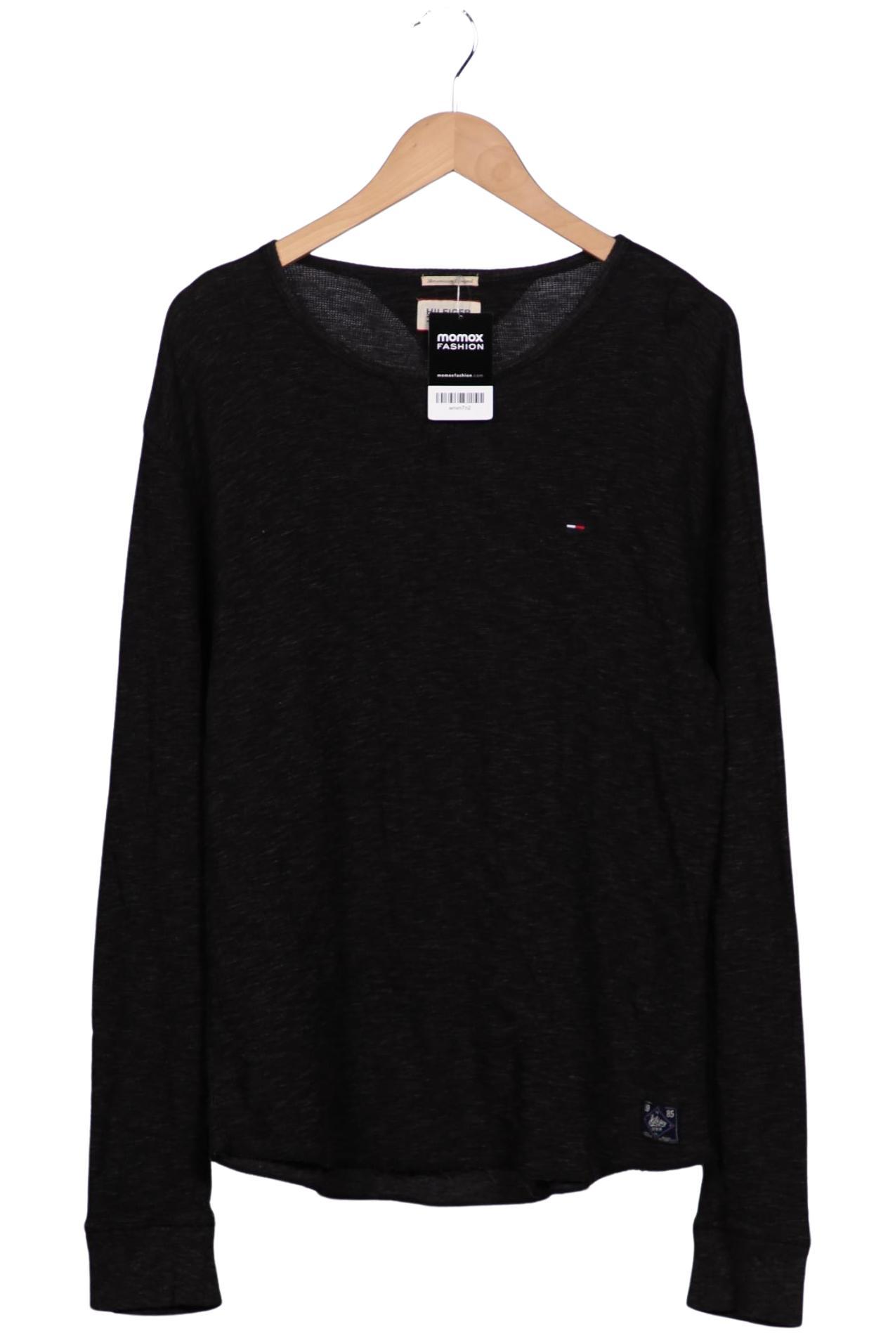 

Hilfiger Denim Herren Langarmshirt, schwarz, Gr. 52