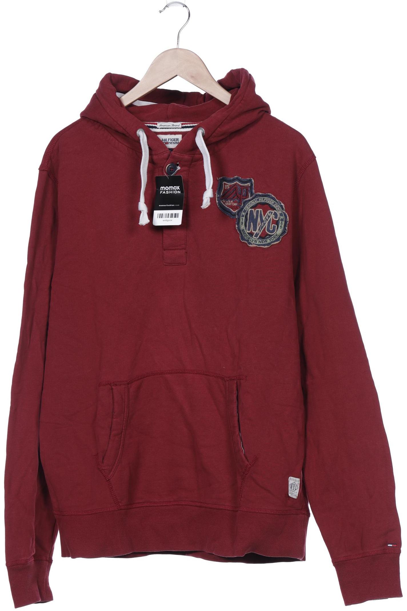 

Hilfiger Denim Herren Kapuzenpullover, bordeaux, Gr. 56
