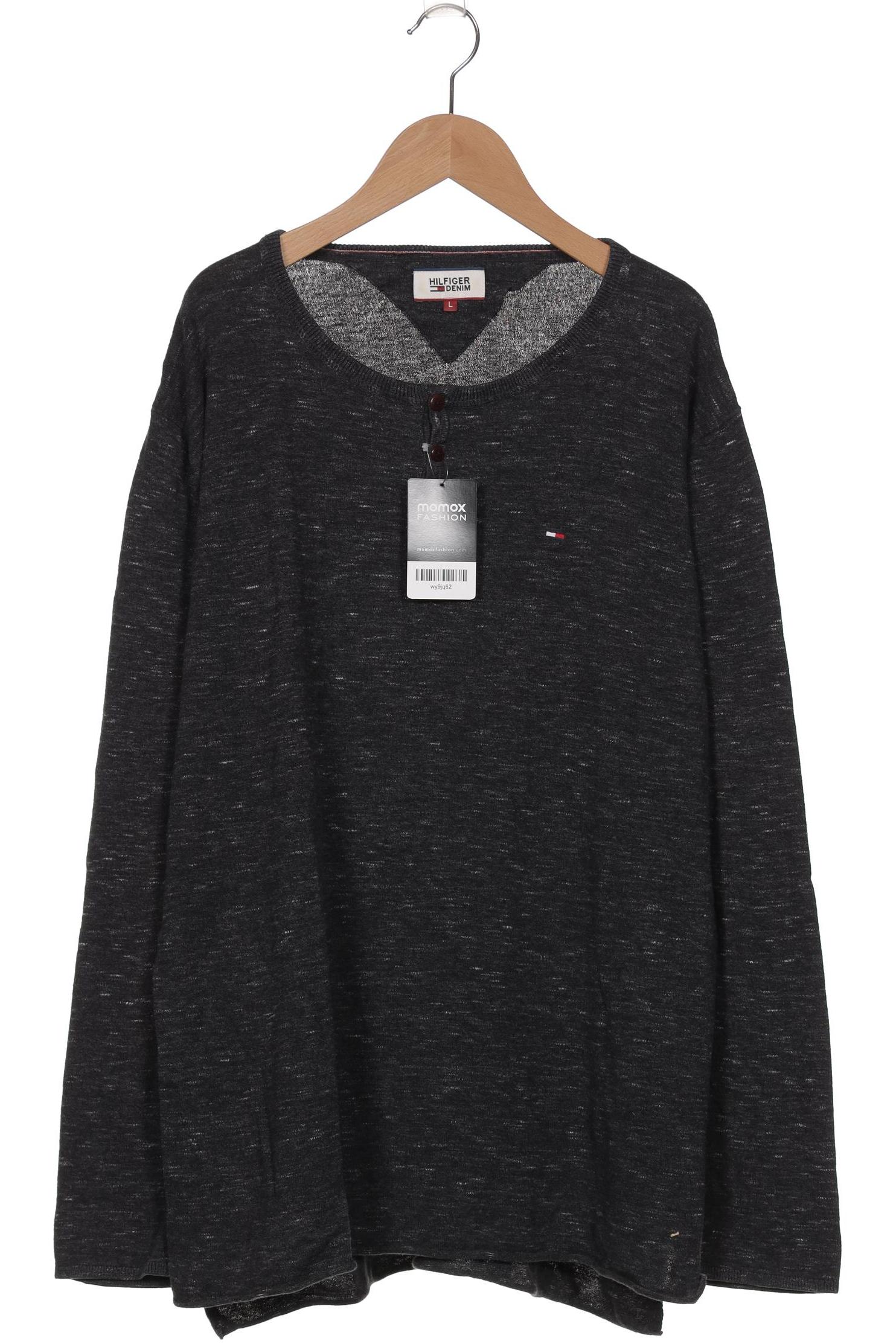 

Hilfiger Denim Herren Langarmshirt, grau, Gr. 52