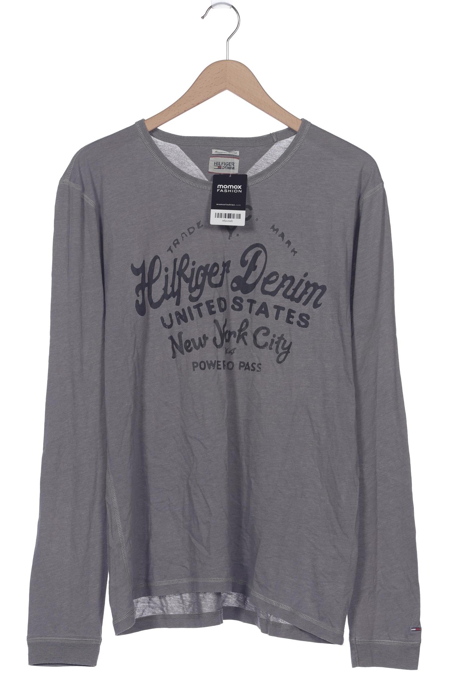 

HILFIGER DENIM Herren Langarmshirt, grau