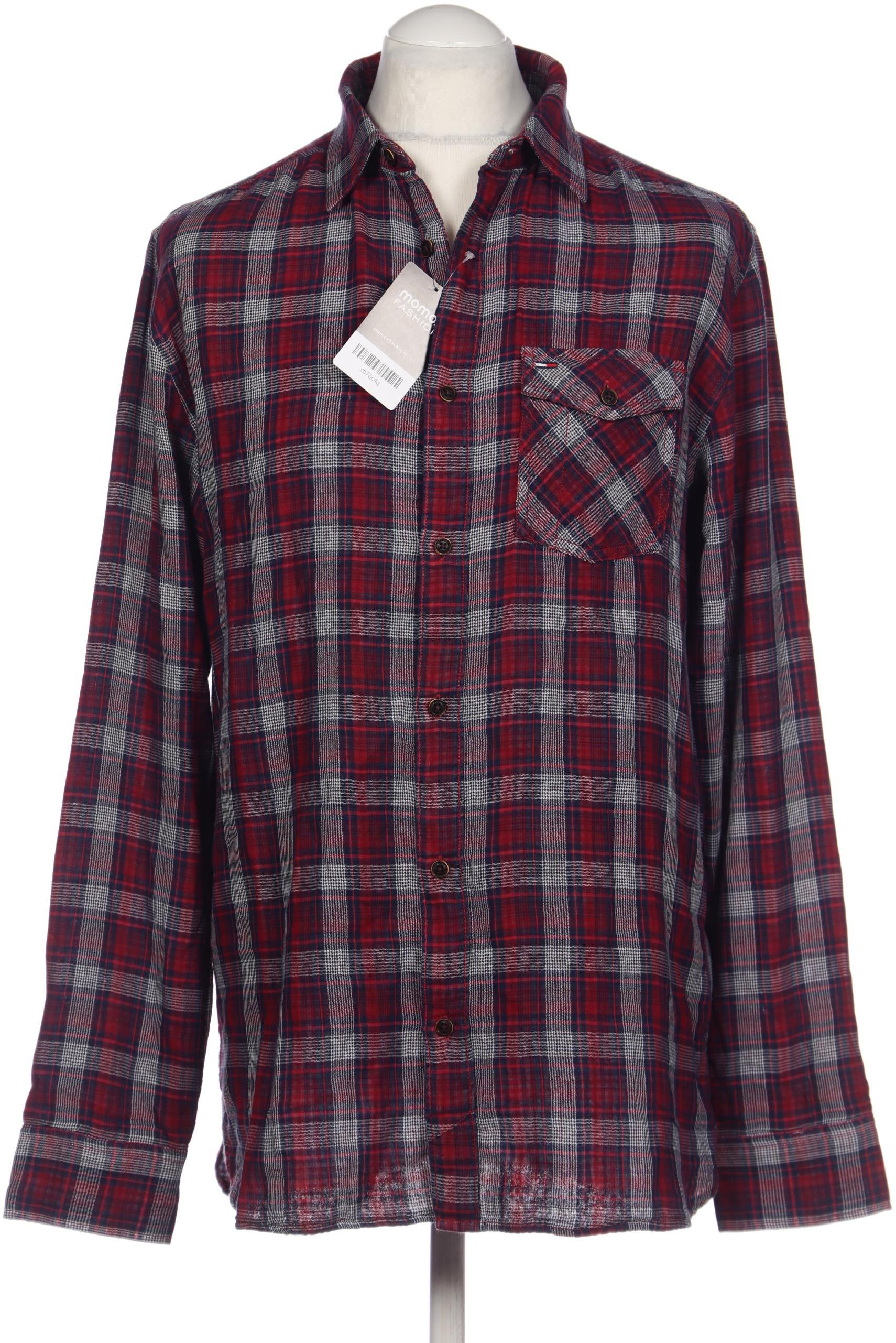 

Hilfiger Denim Herren Hemd, bordeaux, Gr. 52