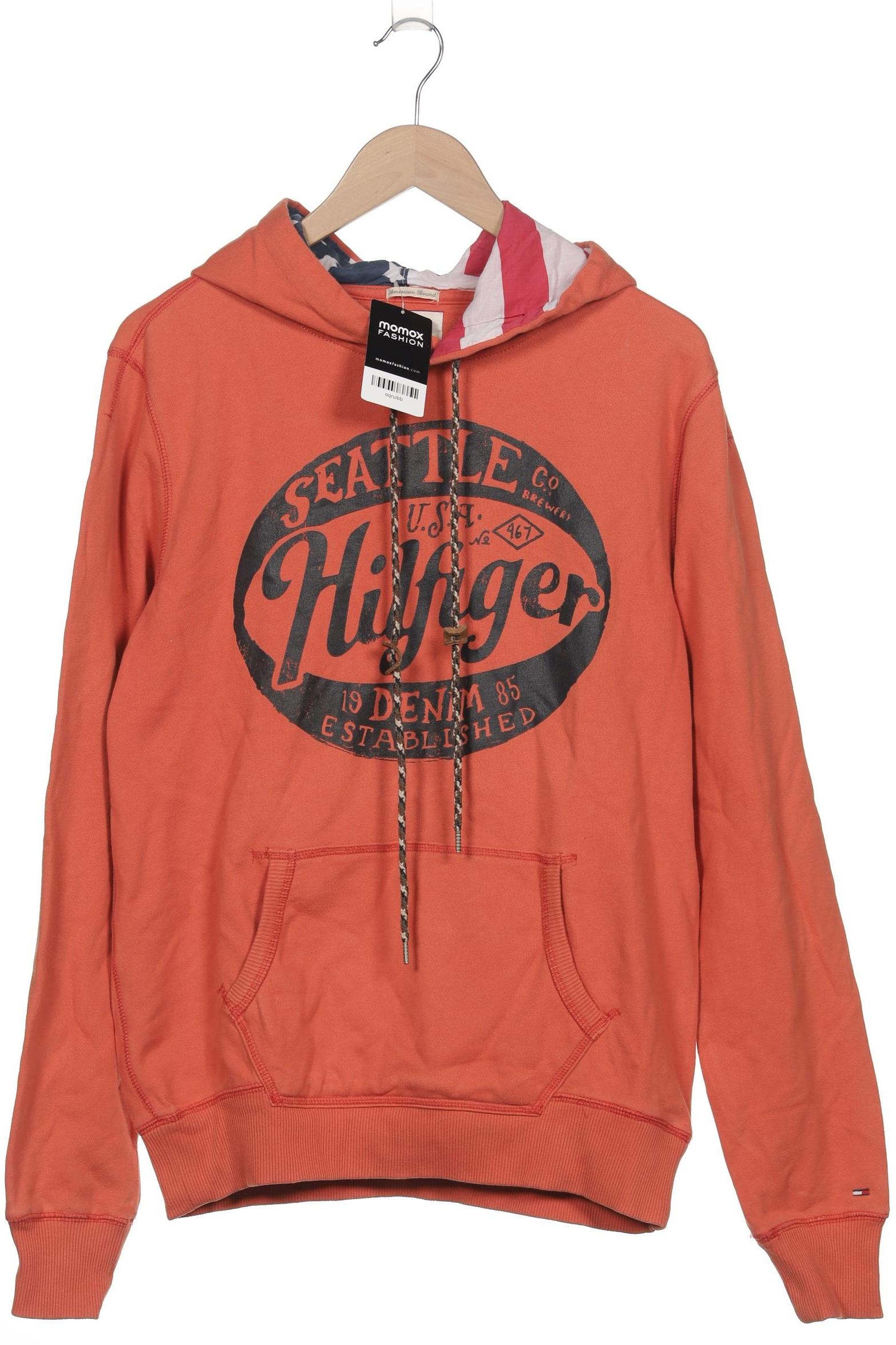 

Hilfiger Denim Herren Kapuzenpullover, orange, Gr. 48