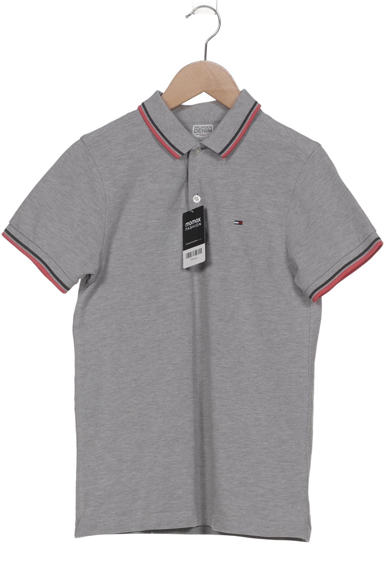 Thumbnail - Hilfiger Denim Herren Poloshirt, grau, Gr. 46