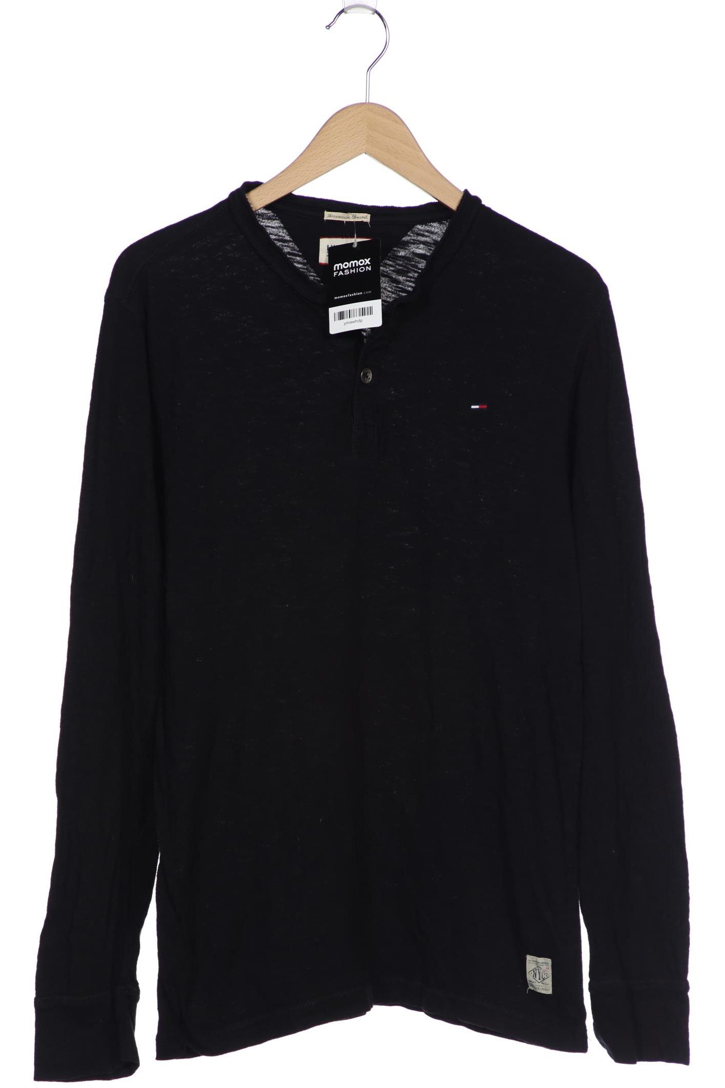 

HILFIGER DENIM Herren Langarmshirt, schwarz