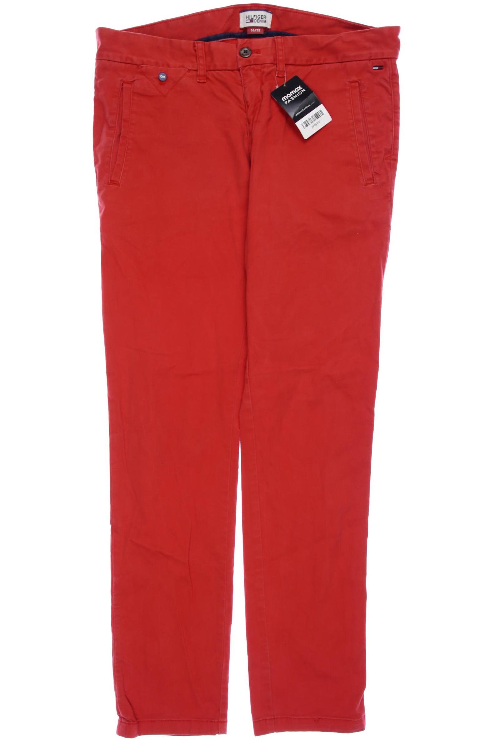 

Hilfiger Denim Herren Stoffhose, rot, Gr. 33