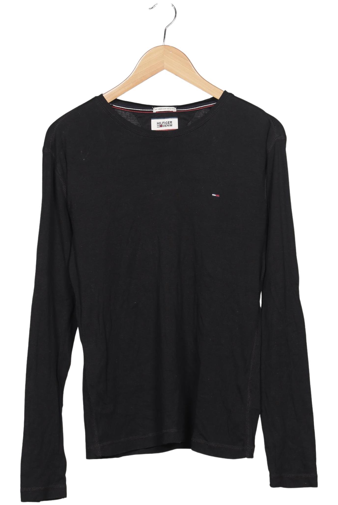 

Hilfiger Denim Herren Langarmshirt, schwarz, Gr. 48