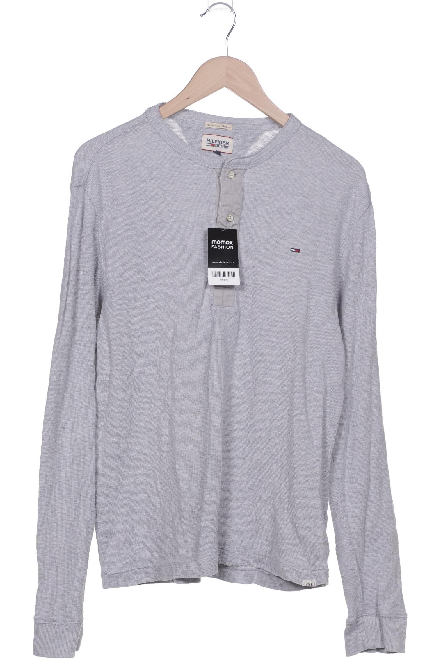 

Hilfiger Denim Herren Langarmshirt, grau, Gr. 52