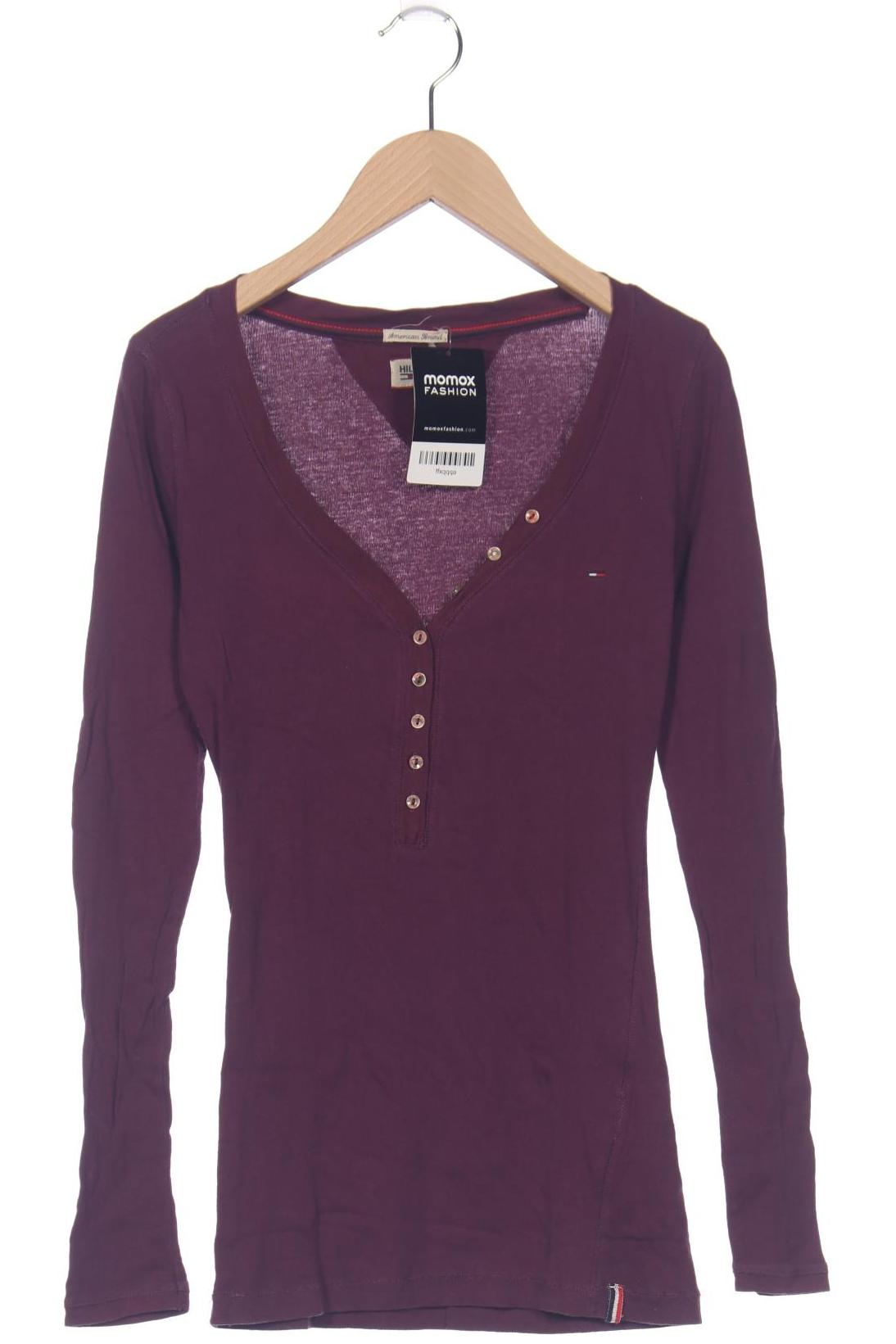 

Hilfiger Denim Damen Langarmshirt, bordeaux, Gr. 158