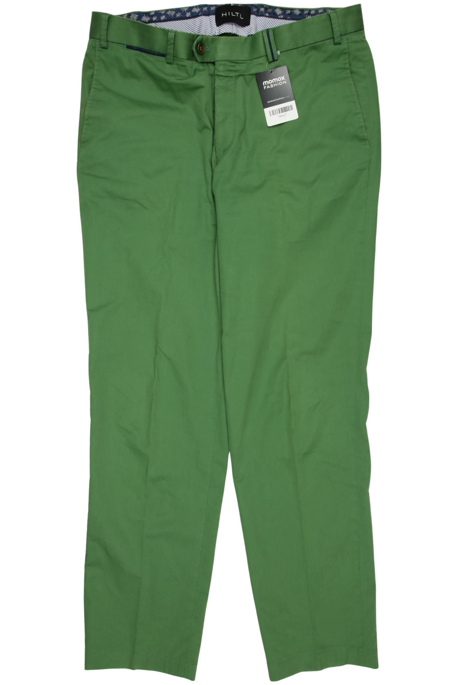

Hiltl Herren Stoffhose, grün, Gr. 52