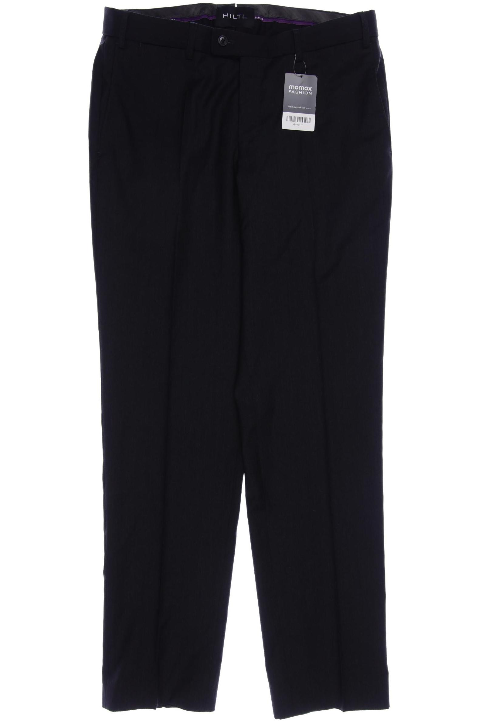

Hiltl Herren Stoffhose, schwarz, Gr. 50
