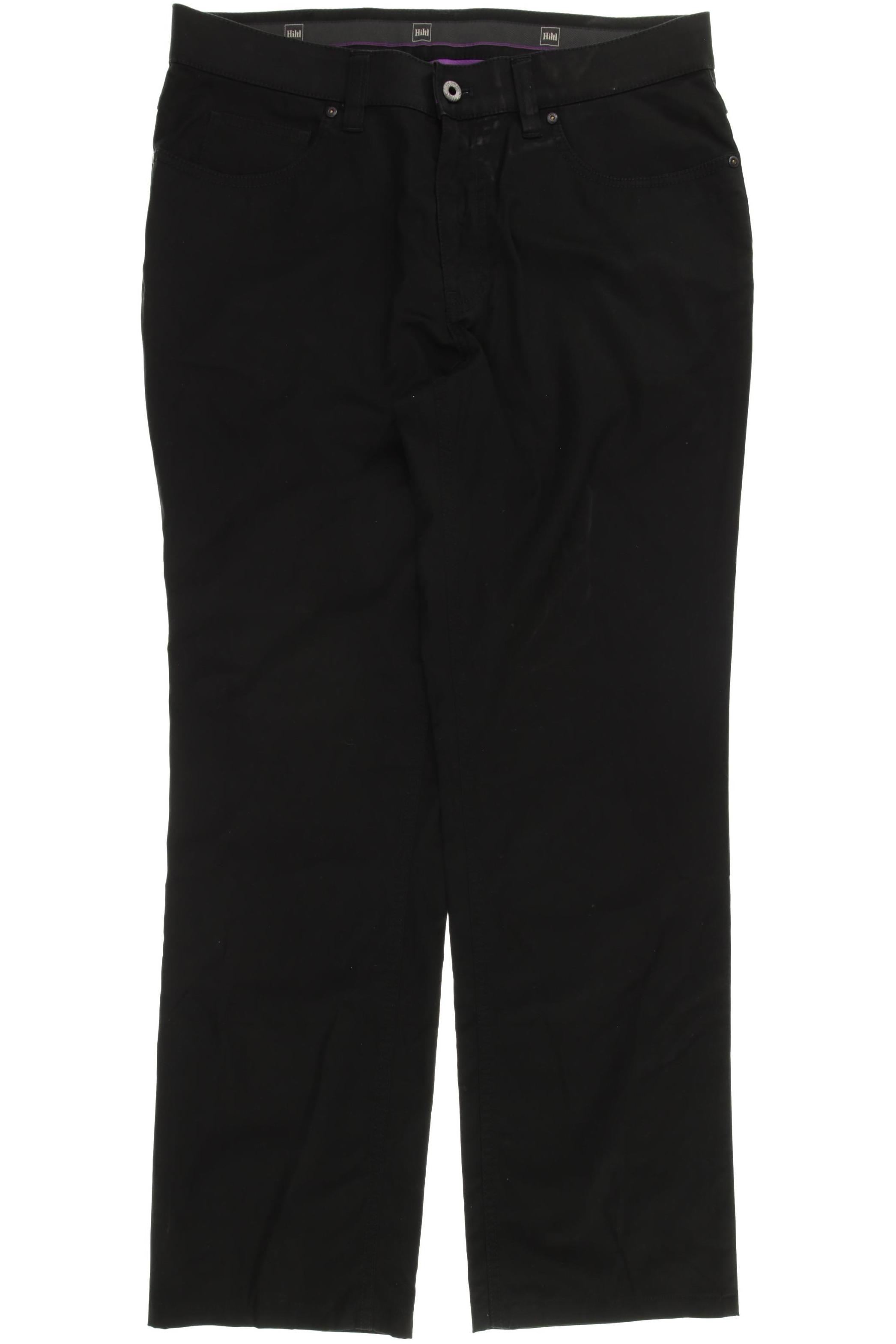 

Hiltl Herren Stoffhose, schwarz, Gr. 48