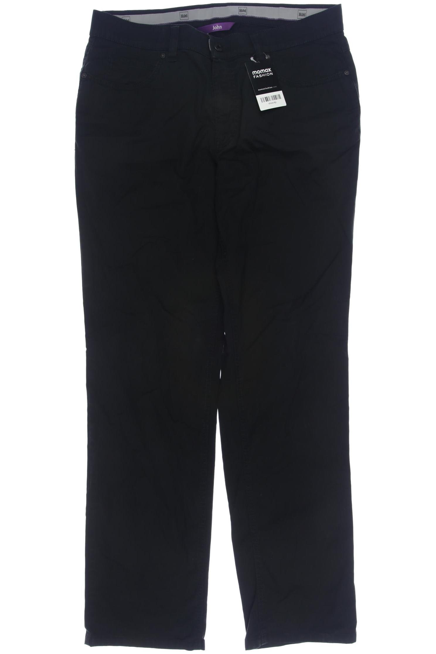 

Hiltl Herren Stoffhose, schwarz, Gr. 50