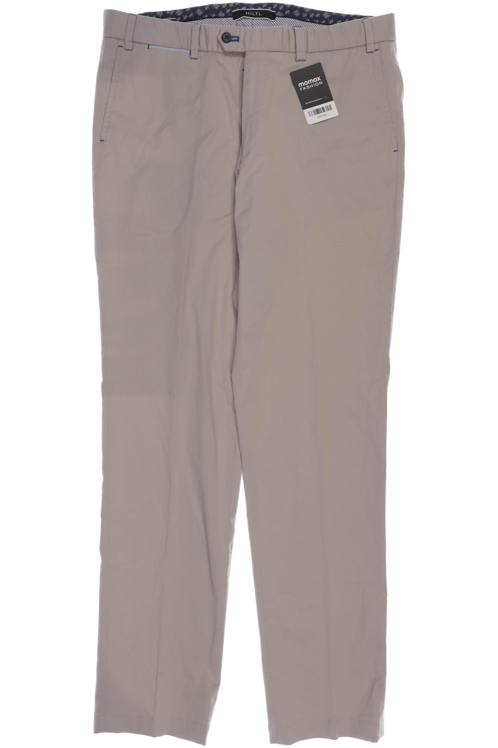 

Hiltl Herren Stoffhose, beige, Gr. 52