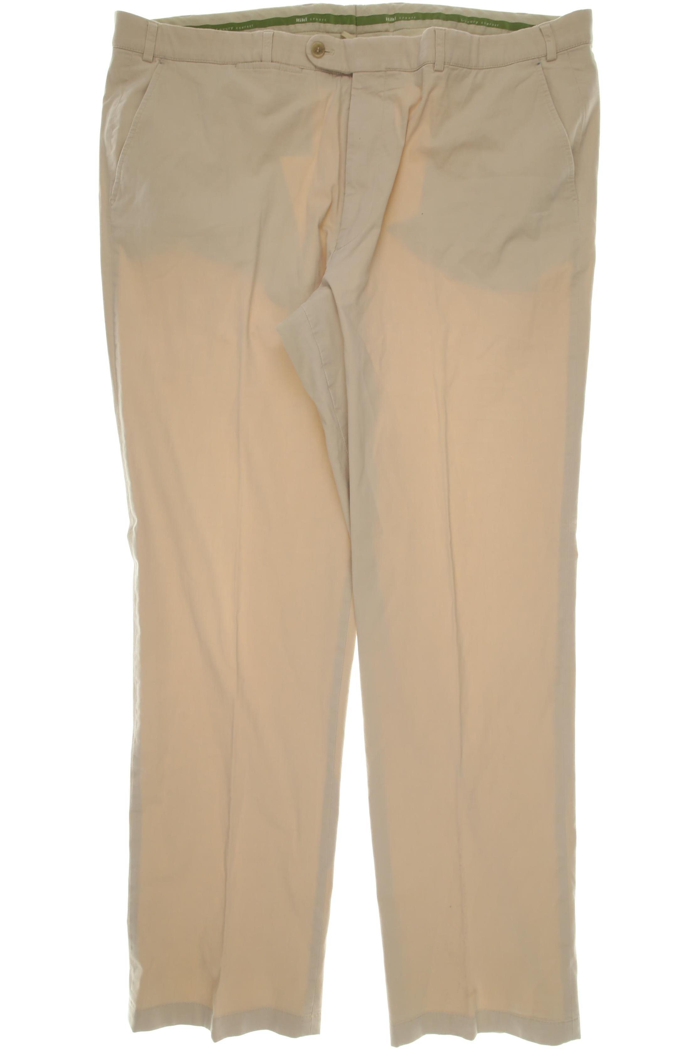 

Hiltl Herren Stoffhose, beige, Gr. 60