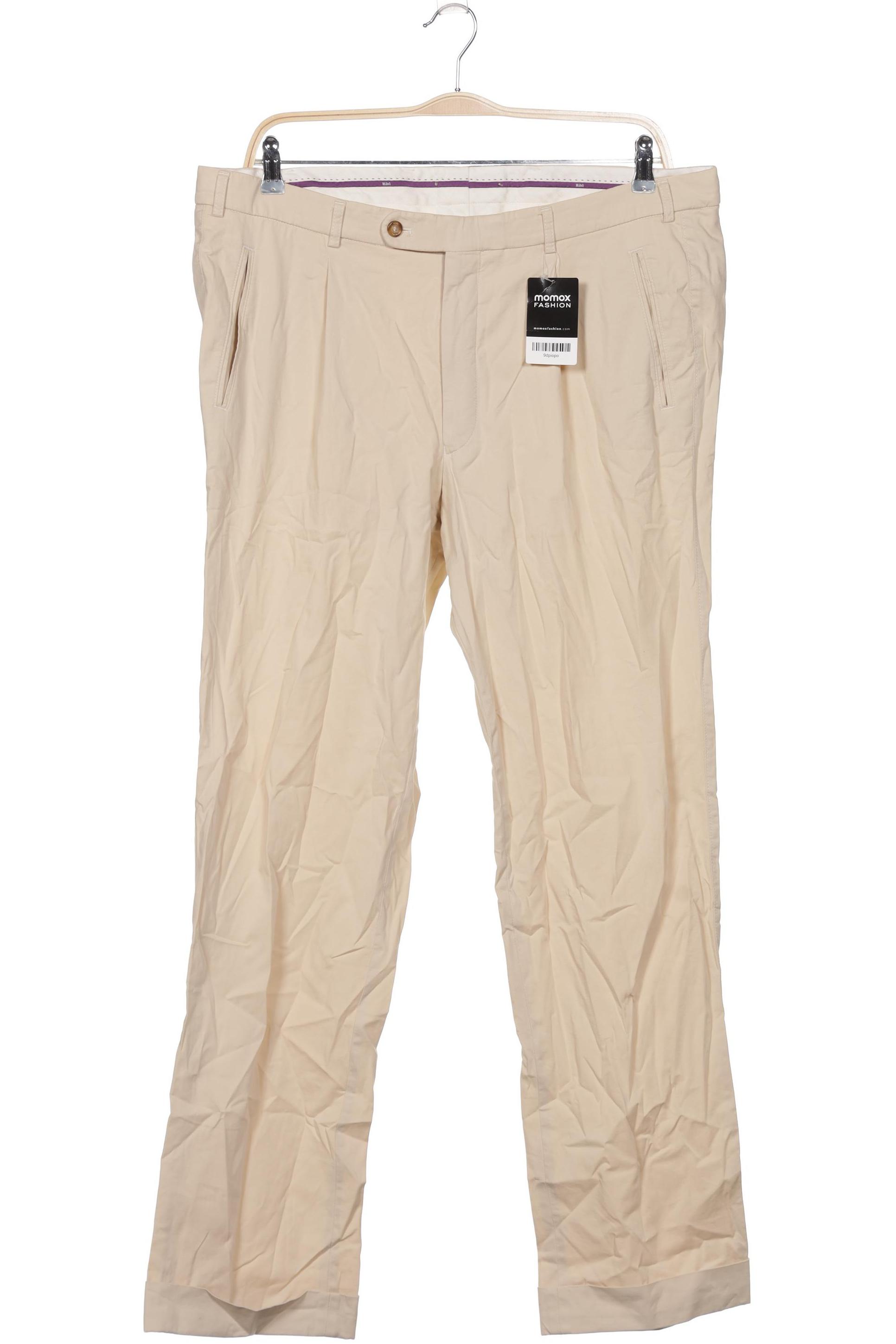 

Hiltl Herren Stoffhose, beige, Gr. 56