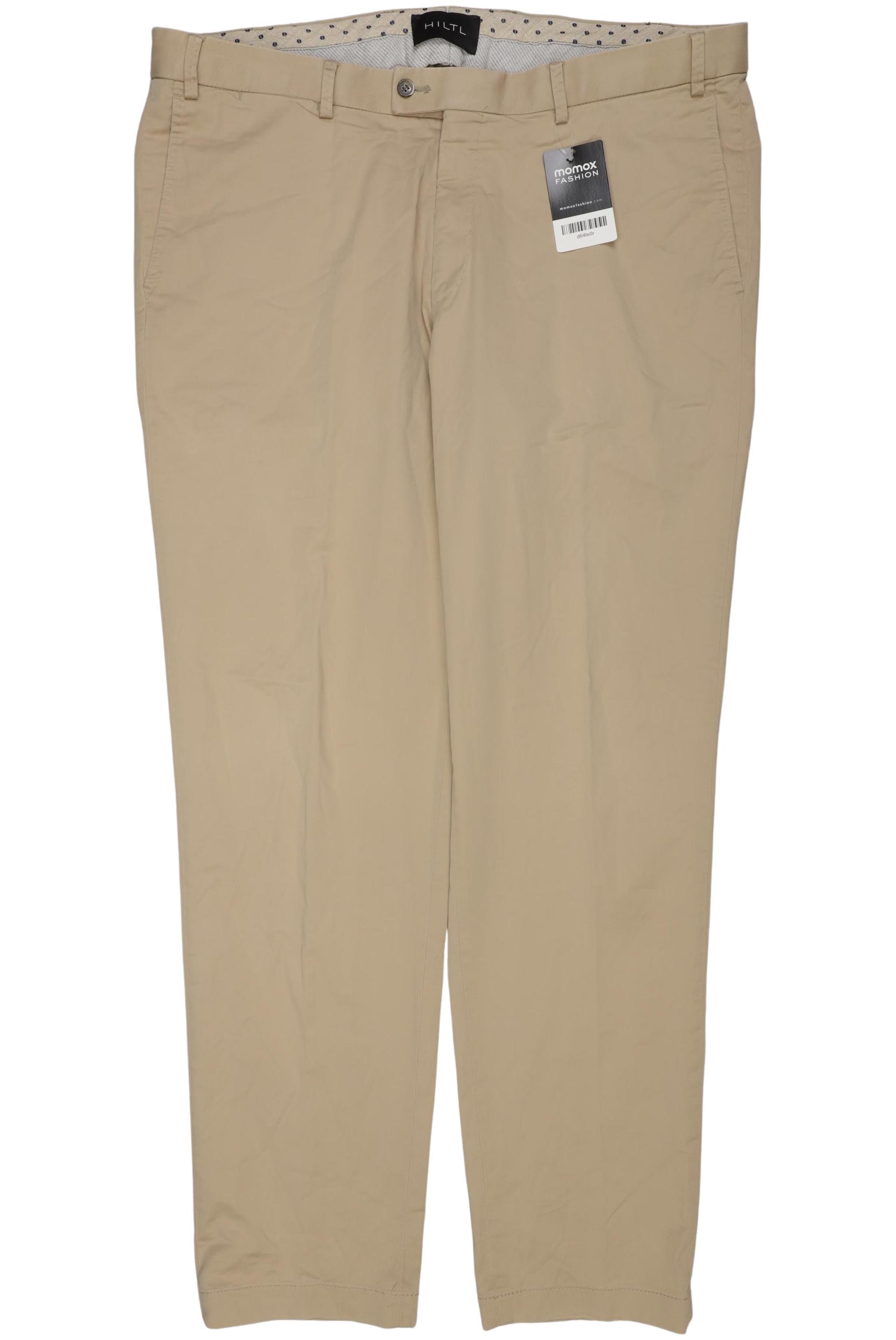 

Hiltl Herren Stoffhose, beige, Gr. 56