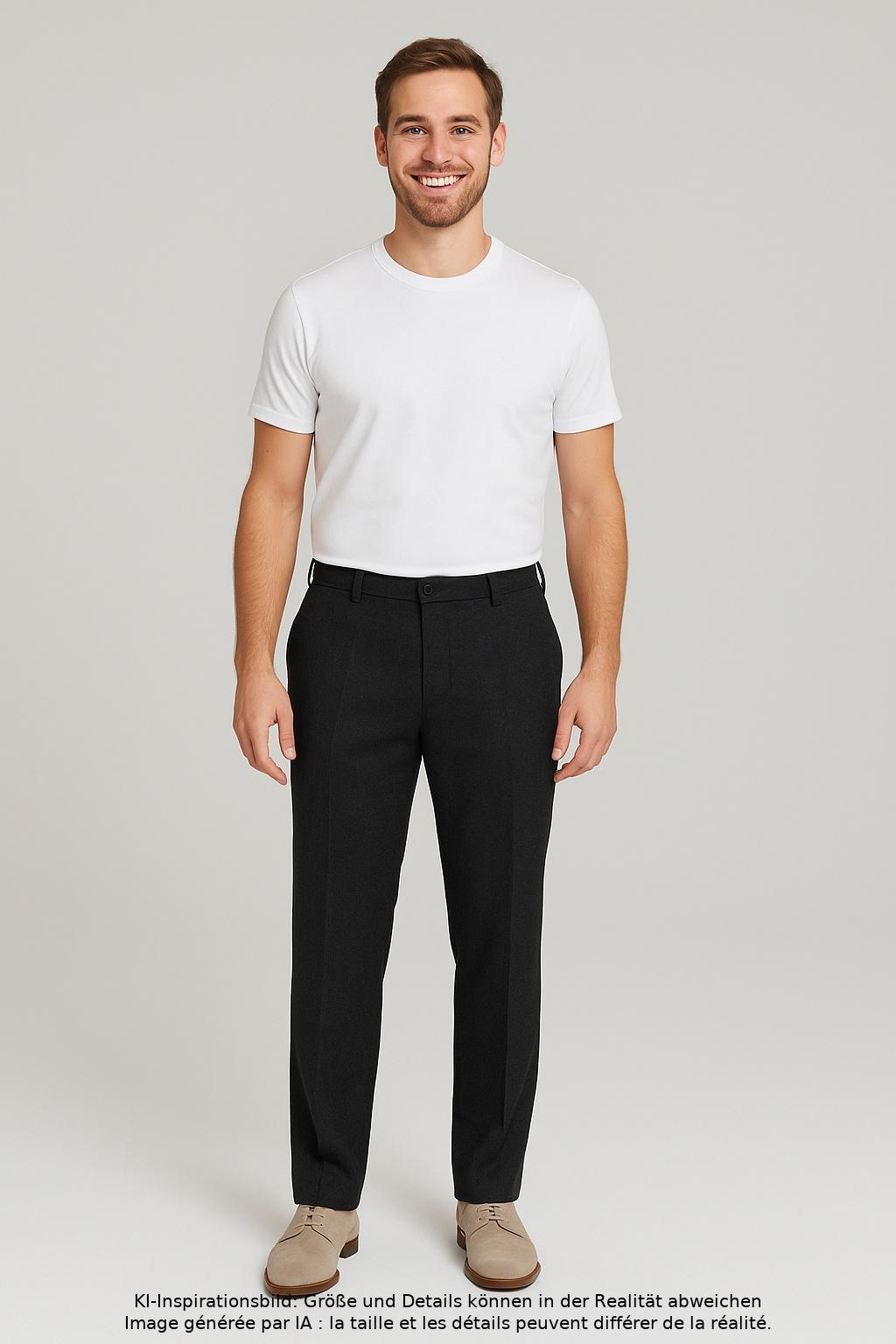 

Hiltl Herren Stoffhose, grau, Gr. 52