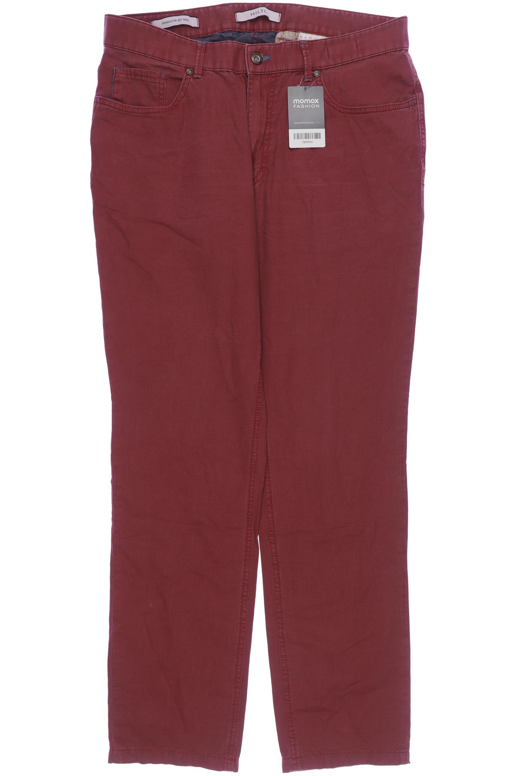 

Hiltl Herren Stoffhose, rot, Gr. 34