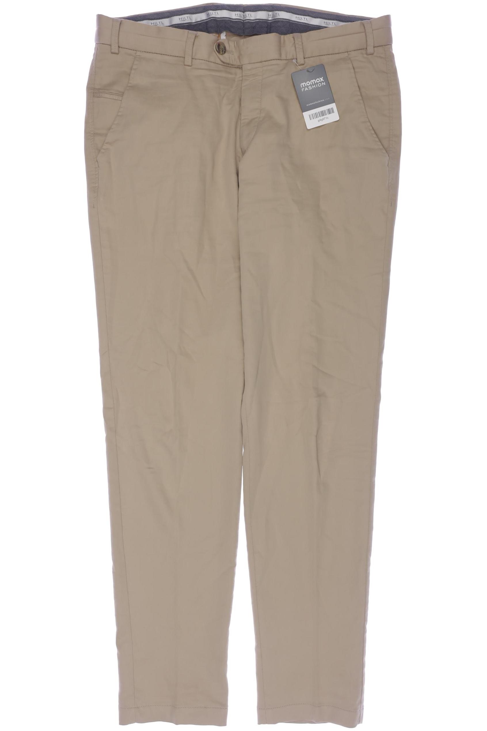 

Hiltl Herren Stoffhose, beige, Gr. 50