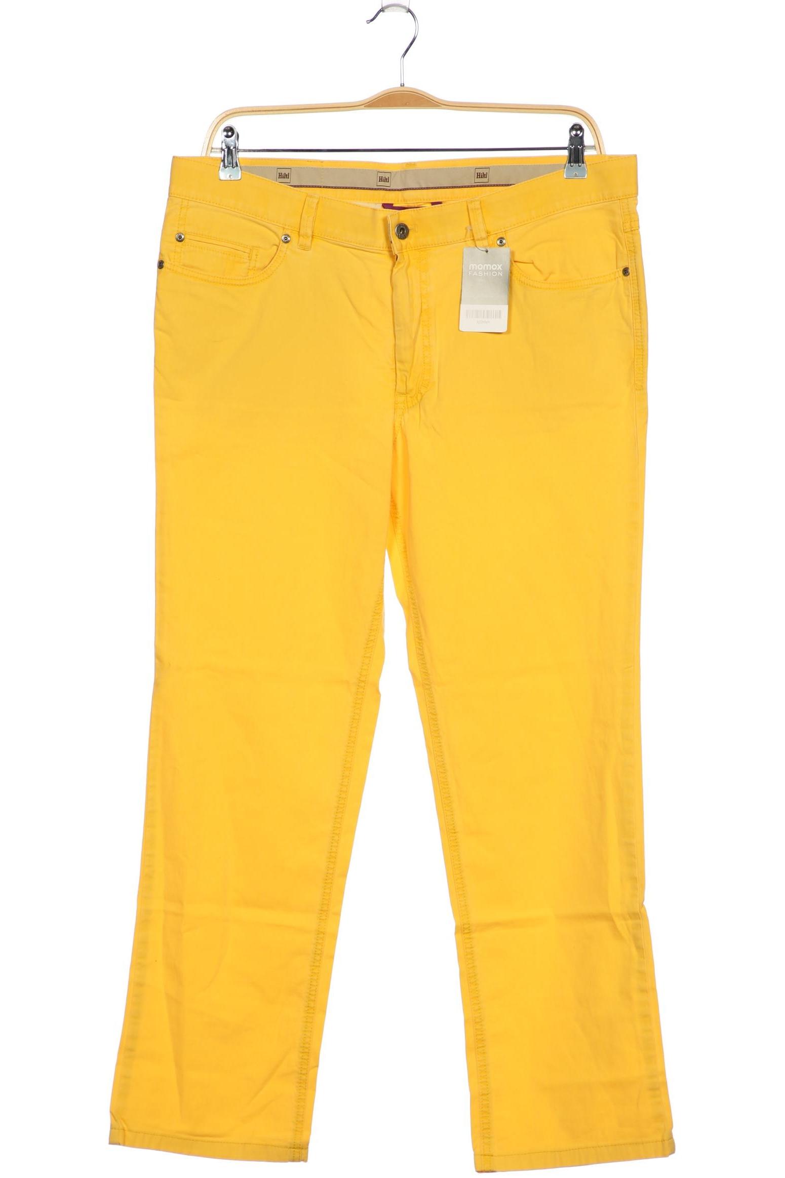 

Hiltl Herren Stoffhose, gelb, Gr. 54