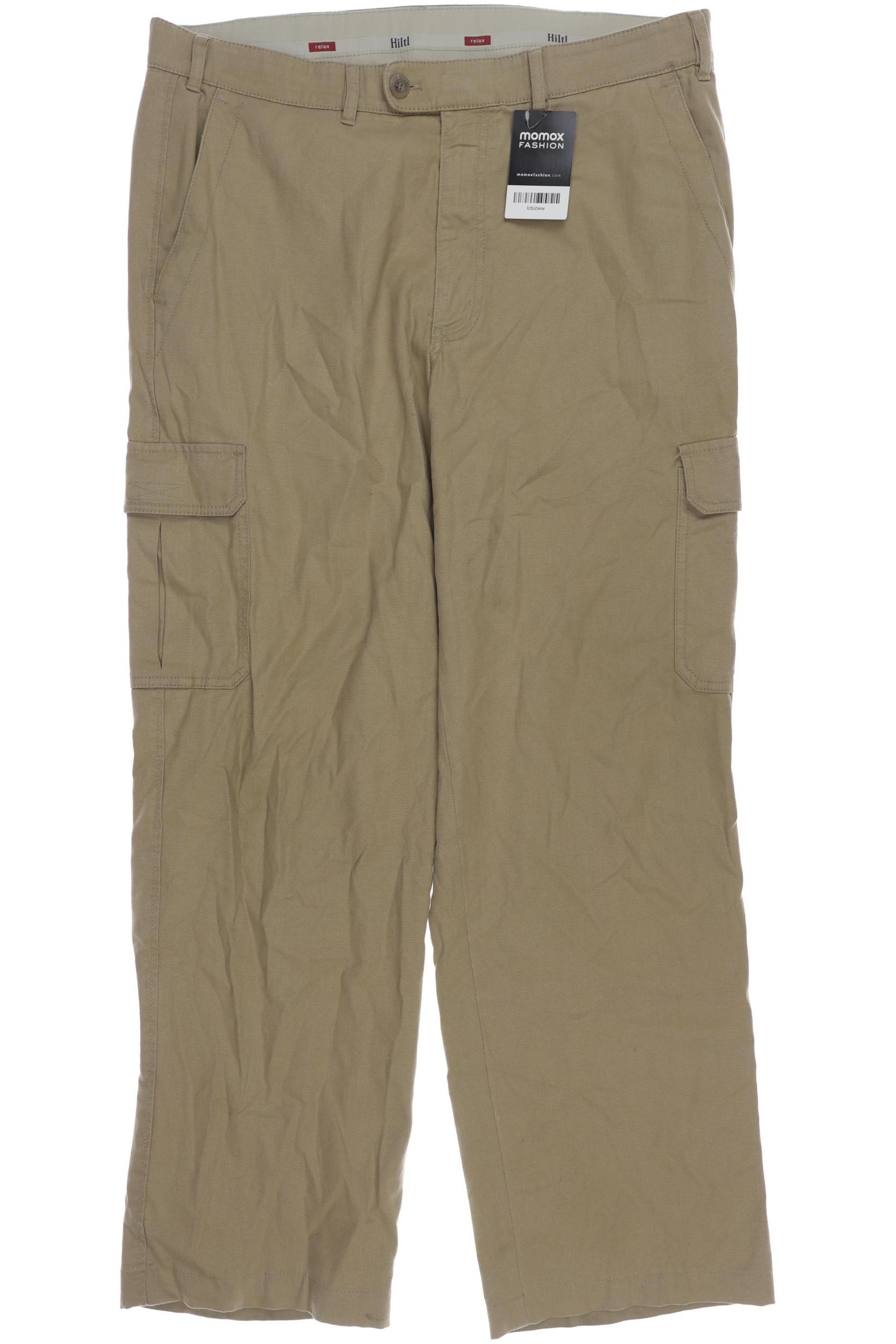 

Hiltl Herren Stoffhose, beige, Gr. 52