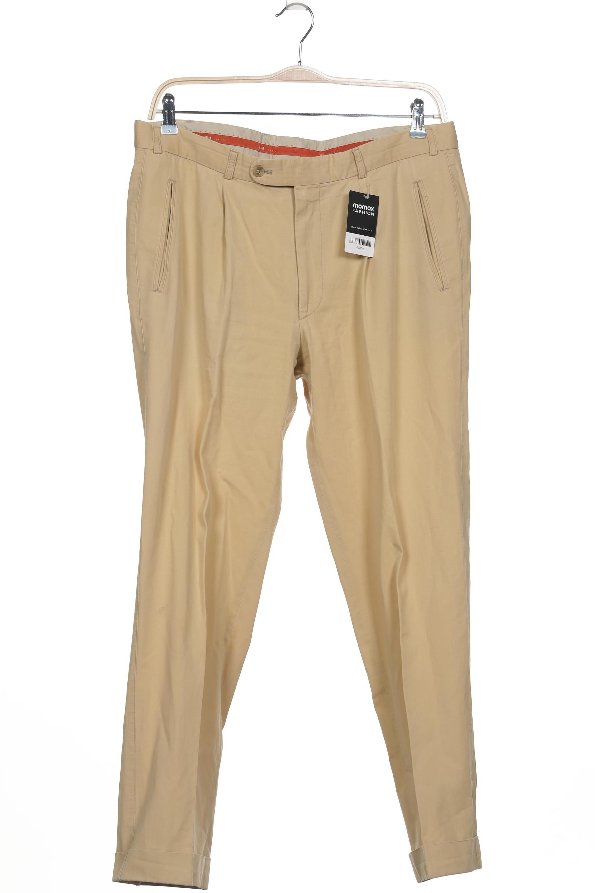 

Hiltl Herren Stoffhose, beige, Gr. 26