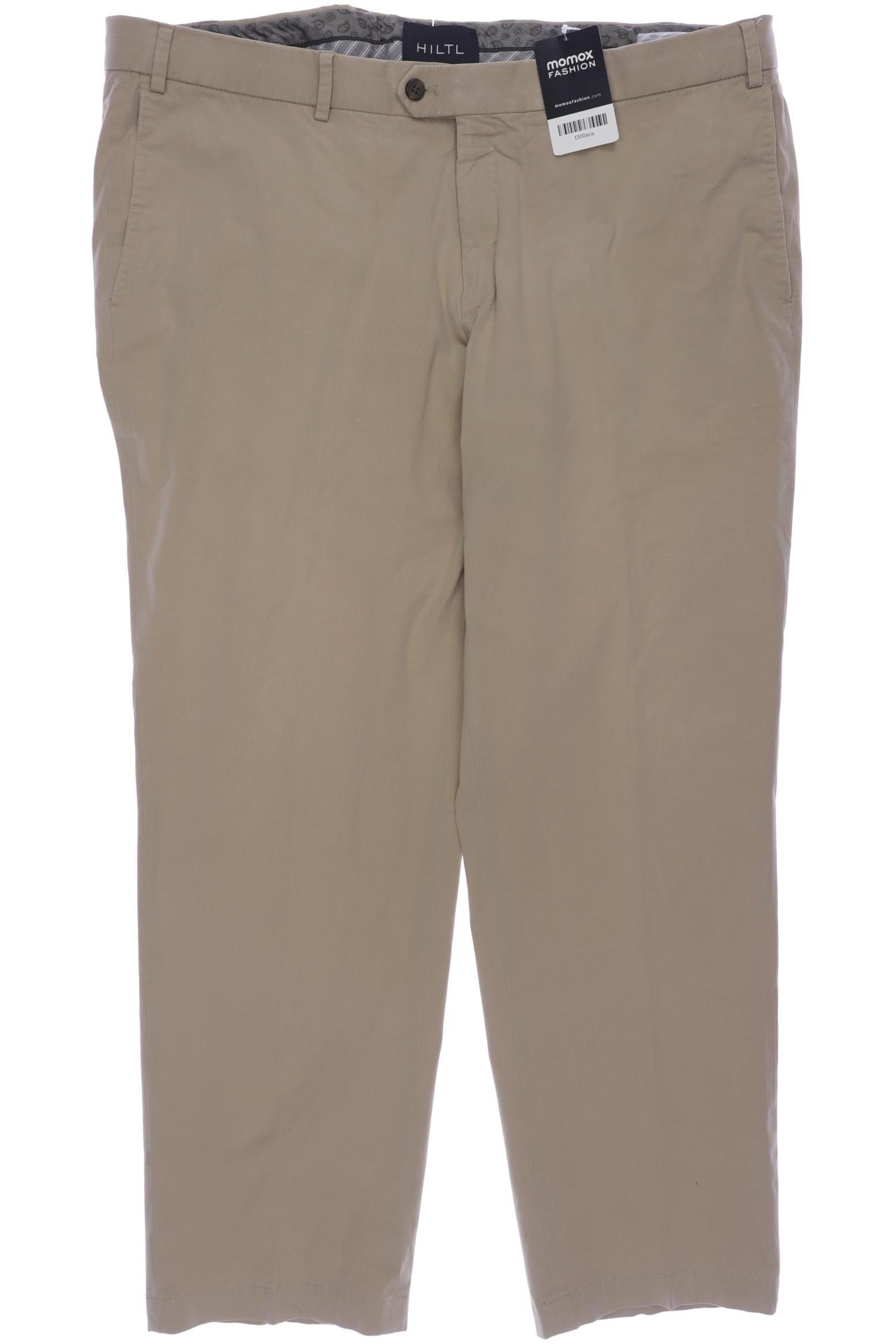

Hiltl Herren Stoffhose, beige, Gr. 58