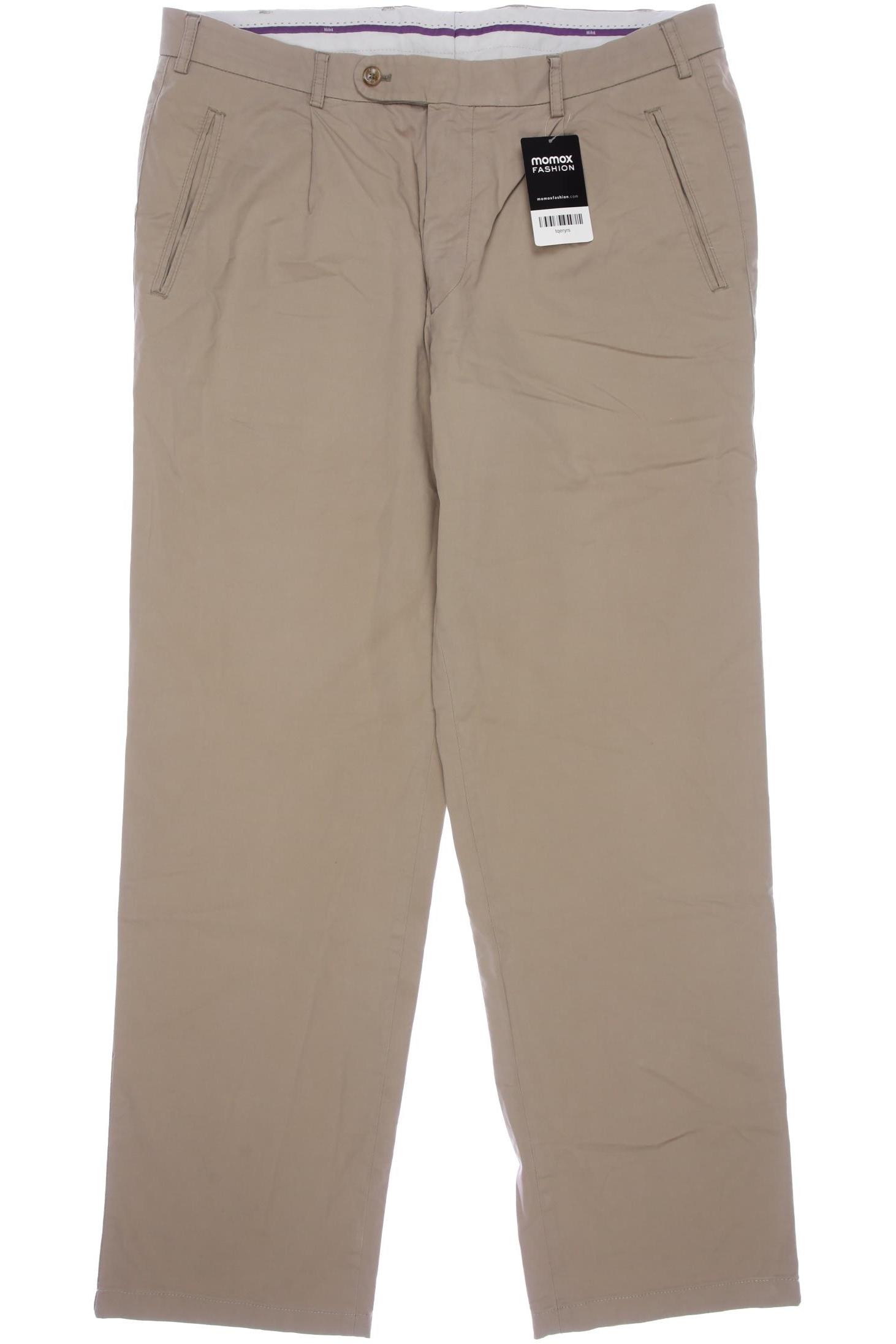 

Hiltl Herren Stoffhose, beige, Gr. 52