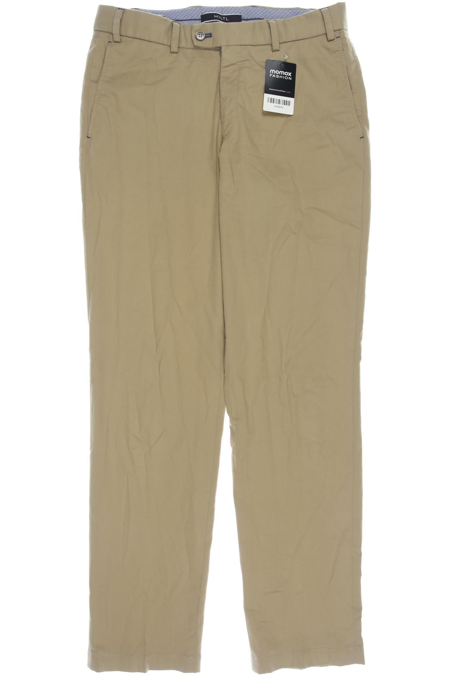 

Hiltl Herren Stoffhose, beige, Gr. 48